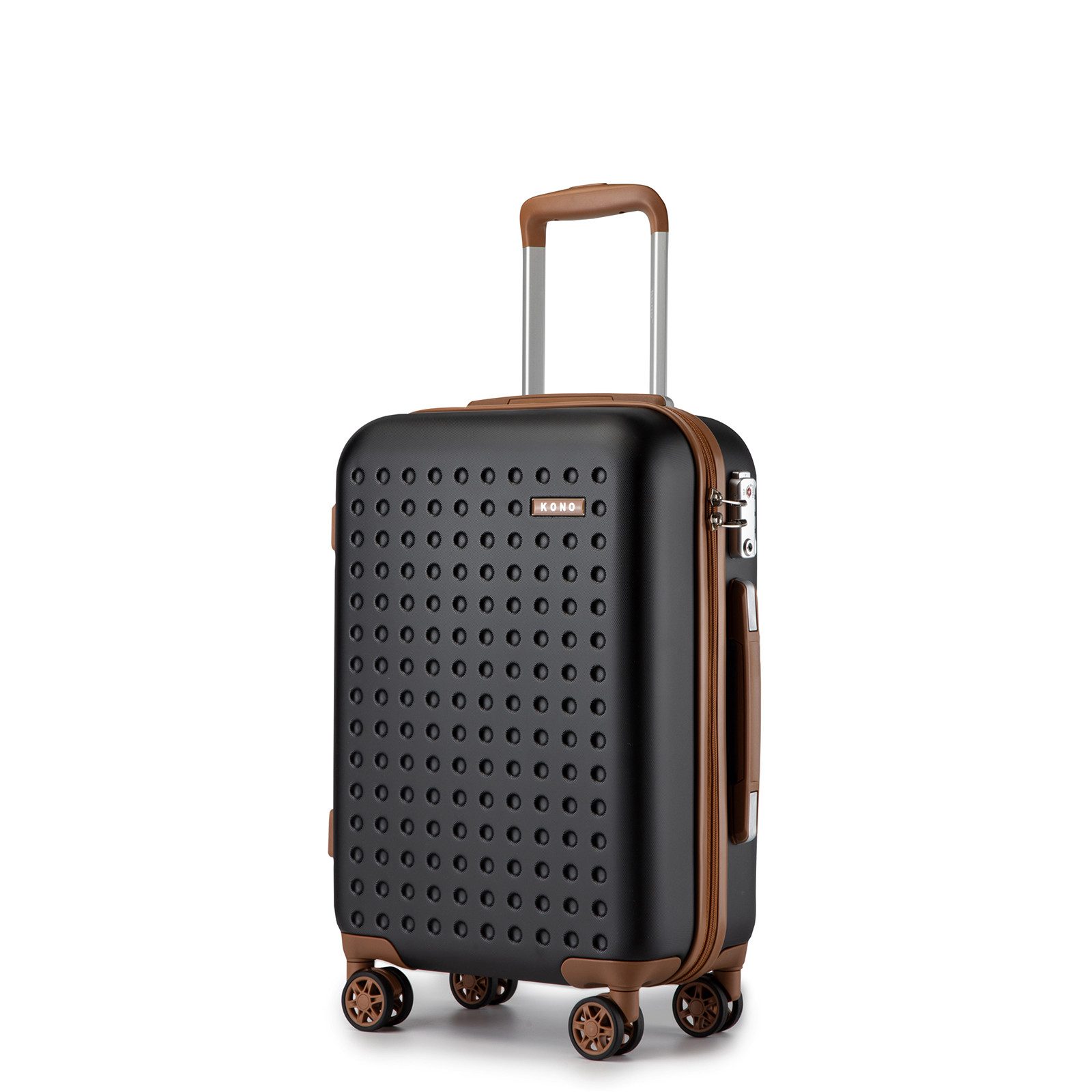 KONO Koffer Hartschalenkoffer Reisekoffer Trolleys 100% ABS Handgepäck Koffer