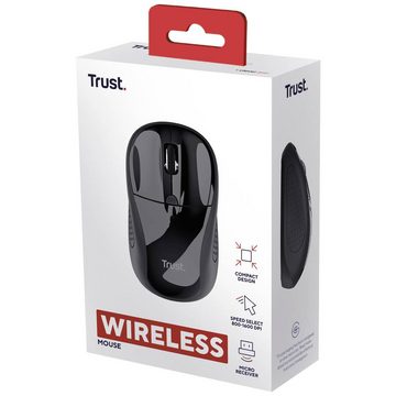 Trust Basic Wireless-Maus Mäuse (Integriertes Scrollrad)