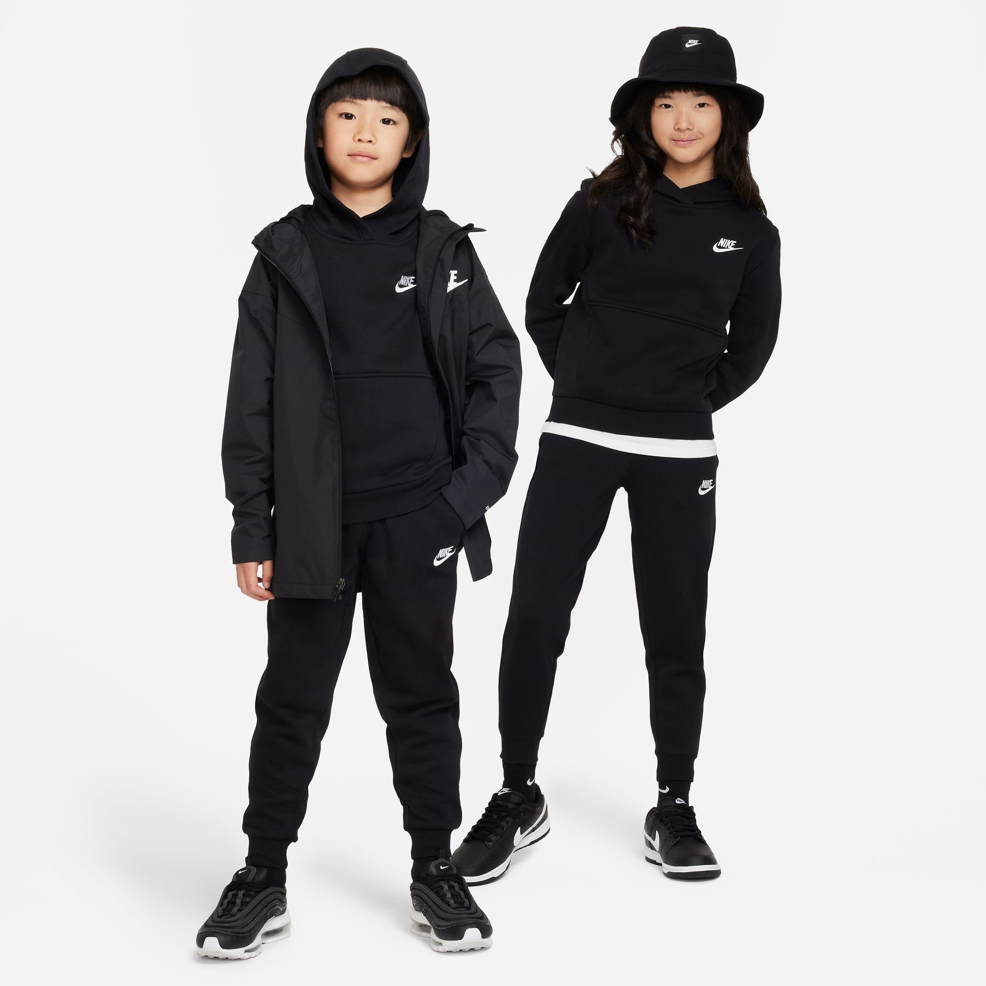 Nike Sportswear Kapuzensweatshirt CLUB FLEECE BIG KID'S PULLOVER HOODIE