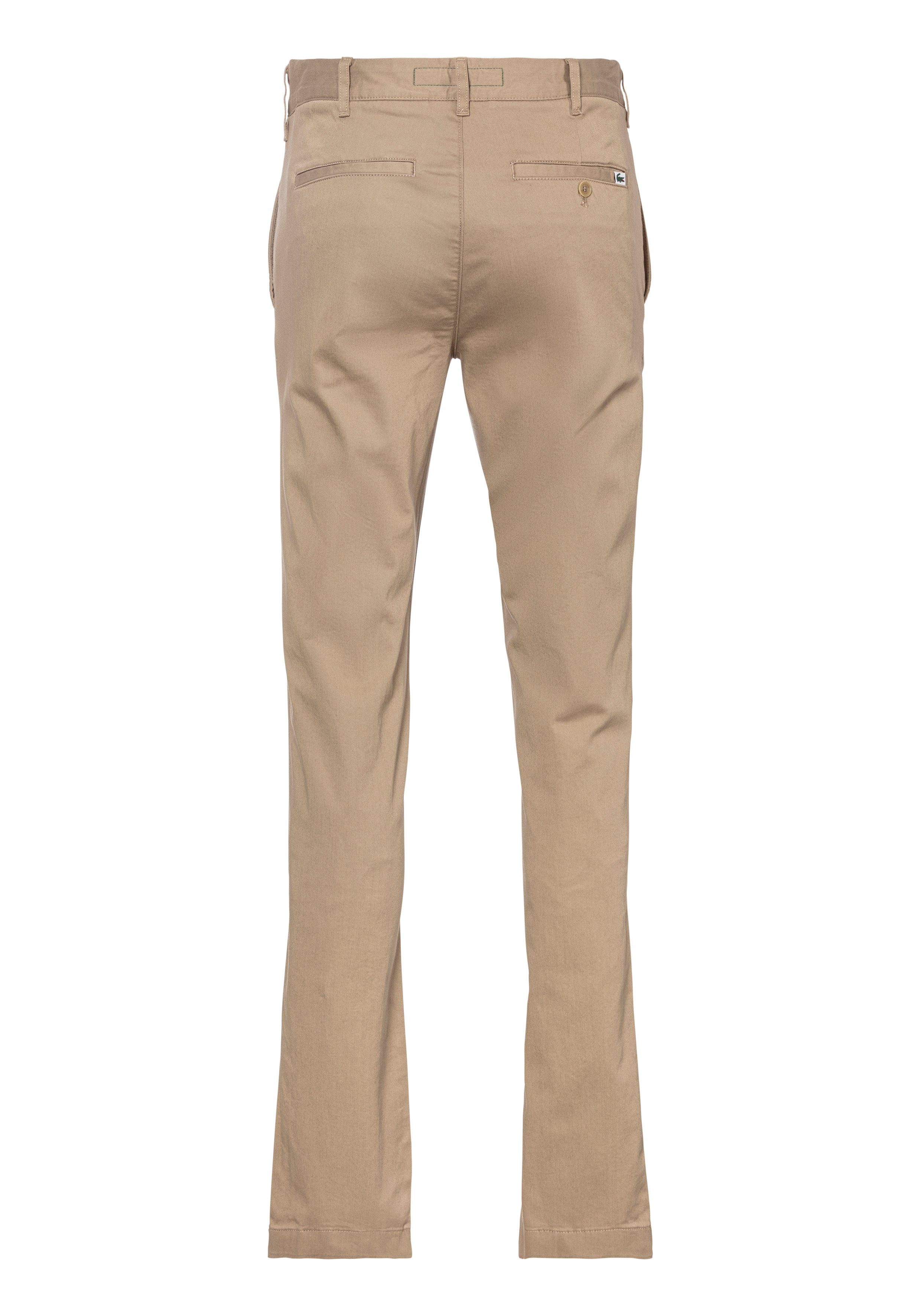 Lacoste Chinohose mit Gürtelschlaufen günstig online kaufen