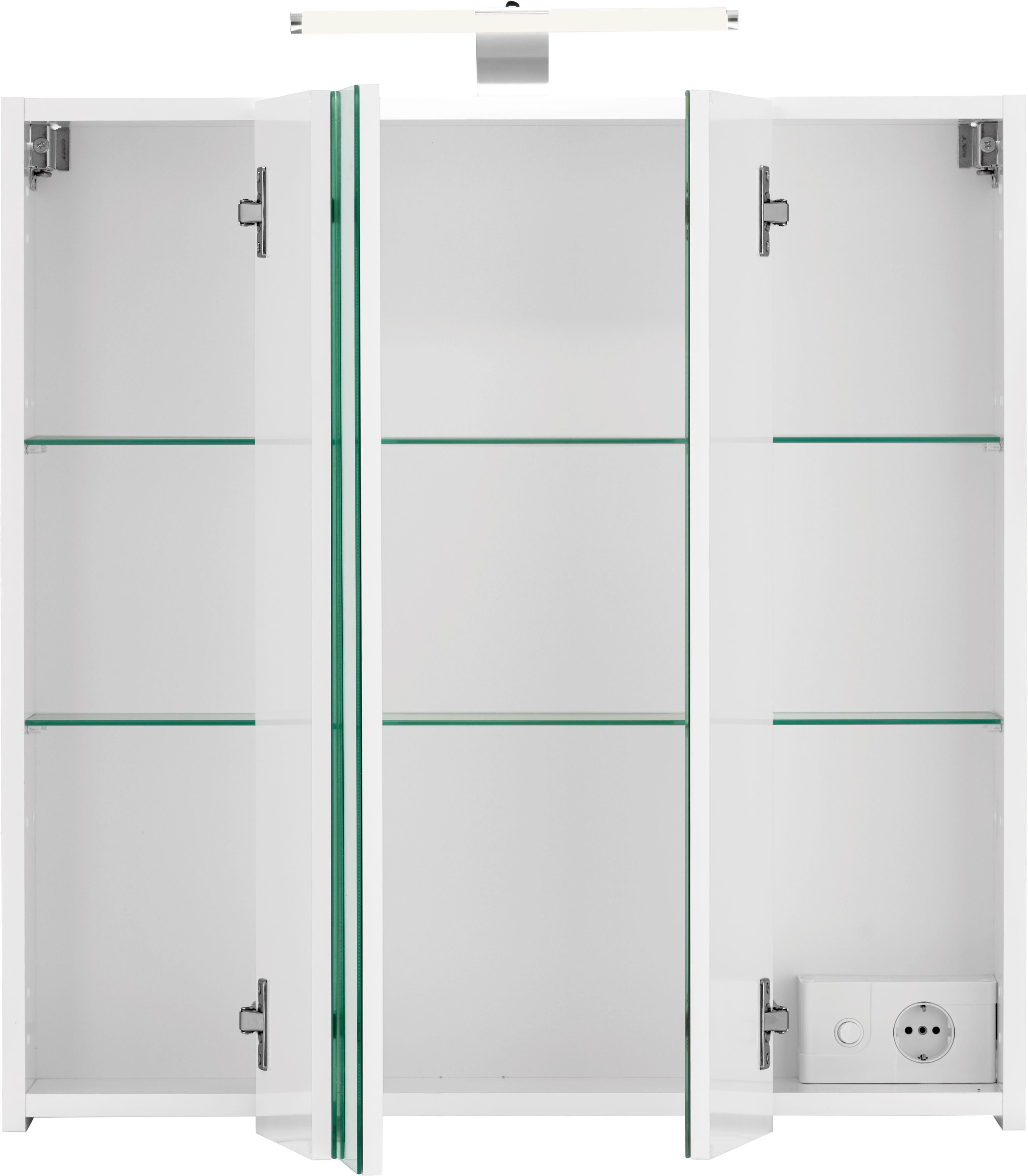 Schildmeyer Spiegelschrank Lagona, Spiegelschrank, Made in Germany, B: 70 cm Solide Verarbeitung - Dieses Produkt ist in Deutschland gefertigt