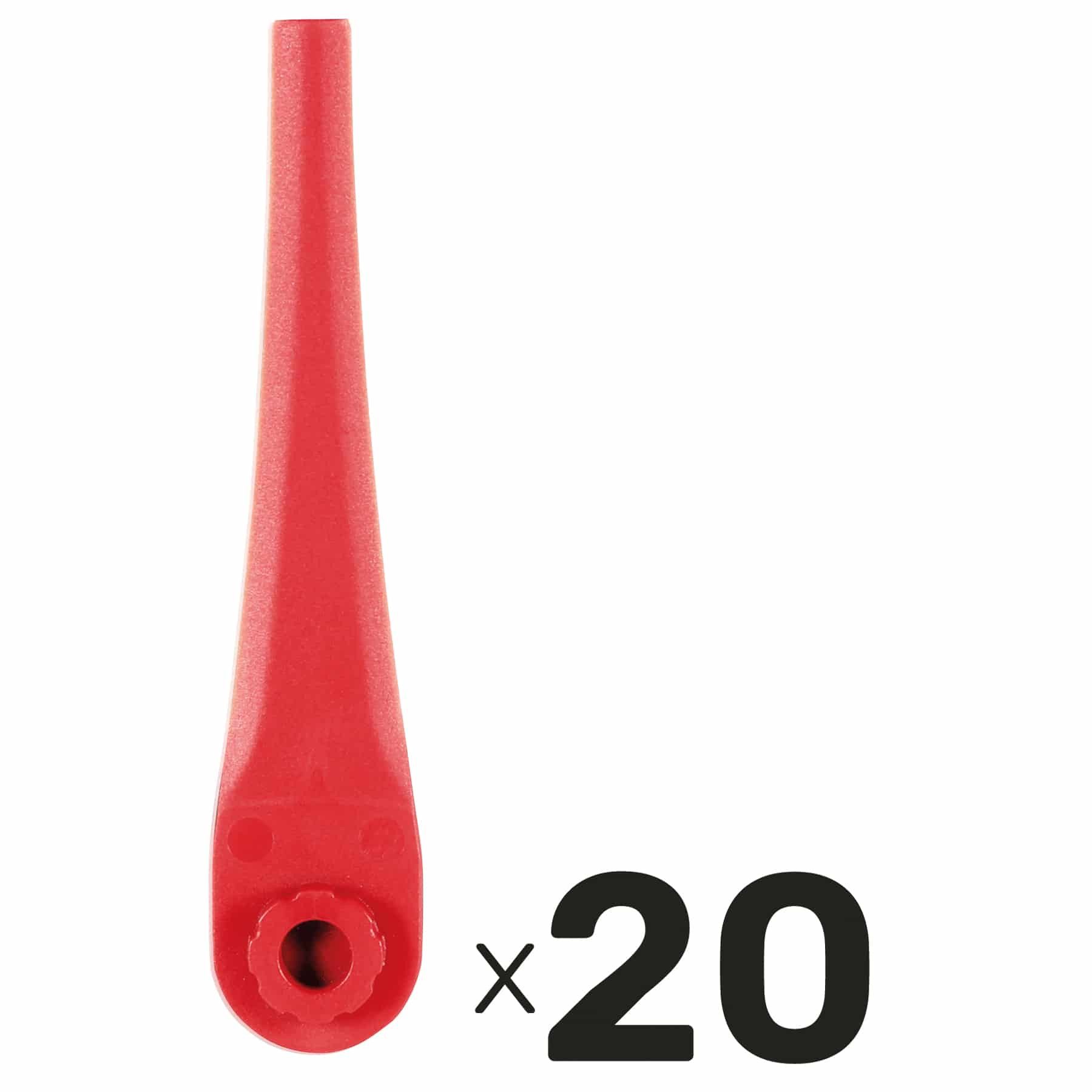 Einhell Rasenmähermesser EINHELL Rasentrimmer-Ersatzmesser 3405738, 20 Stück