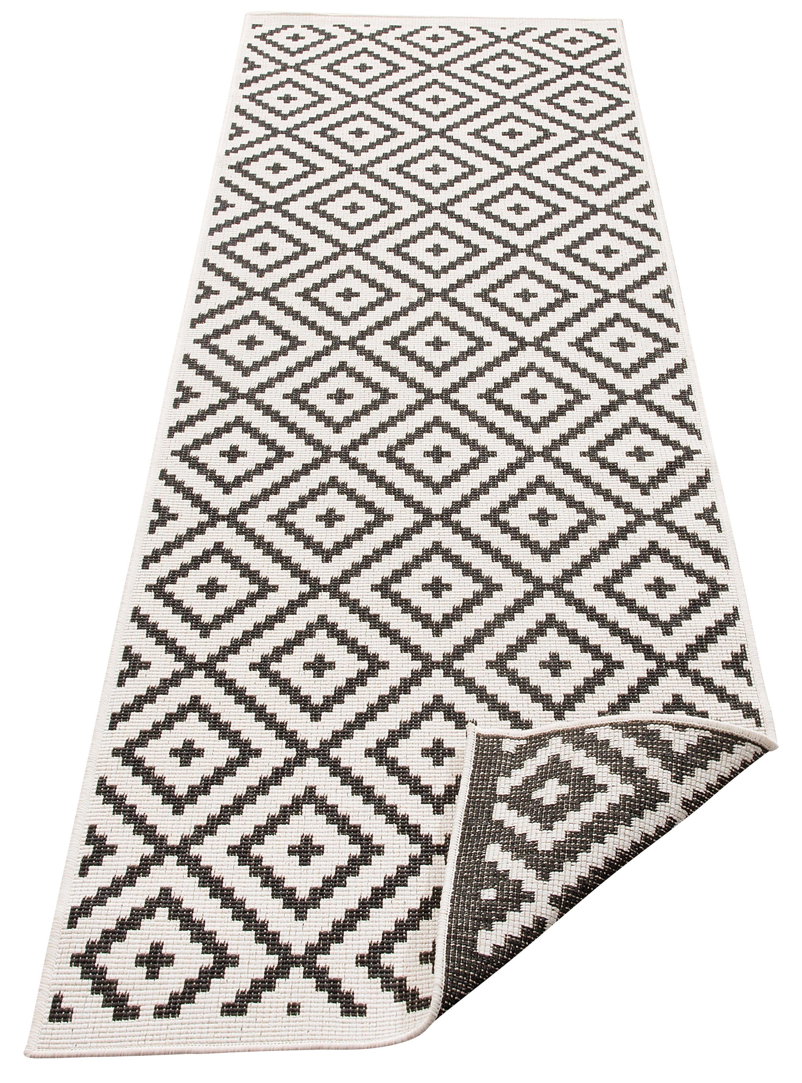 my home Läufer Ronda Wendeteppich, rechteckig, Höhe: 5 mm, Sisal-Optik, Flachgewebe, In- und Outdoor, geometrisches Boho Design. Reduzierter Preis € 45,30. Unverbindliche Preisempfehlung € 131,99