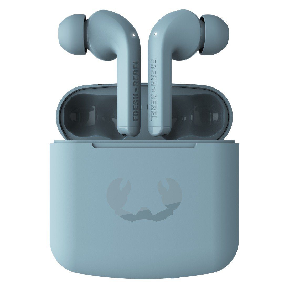 Fresh´n Rebel TWINS 1 TIP Ladestandsanzeige, Assistant, Siri) Google True Dusky In-Ear-Kopfhörer TWS wireless (LED Blue Wireless