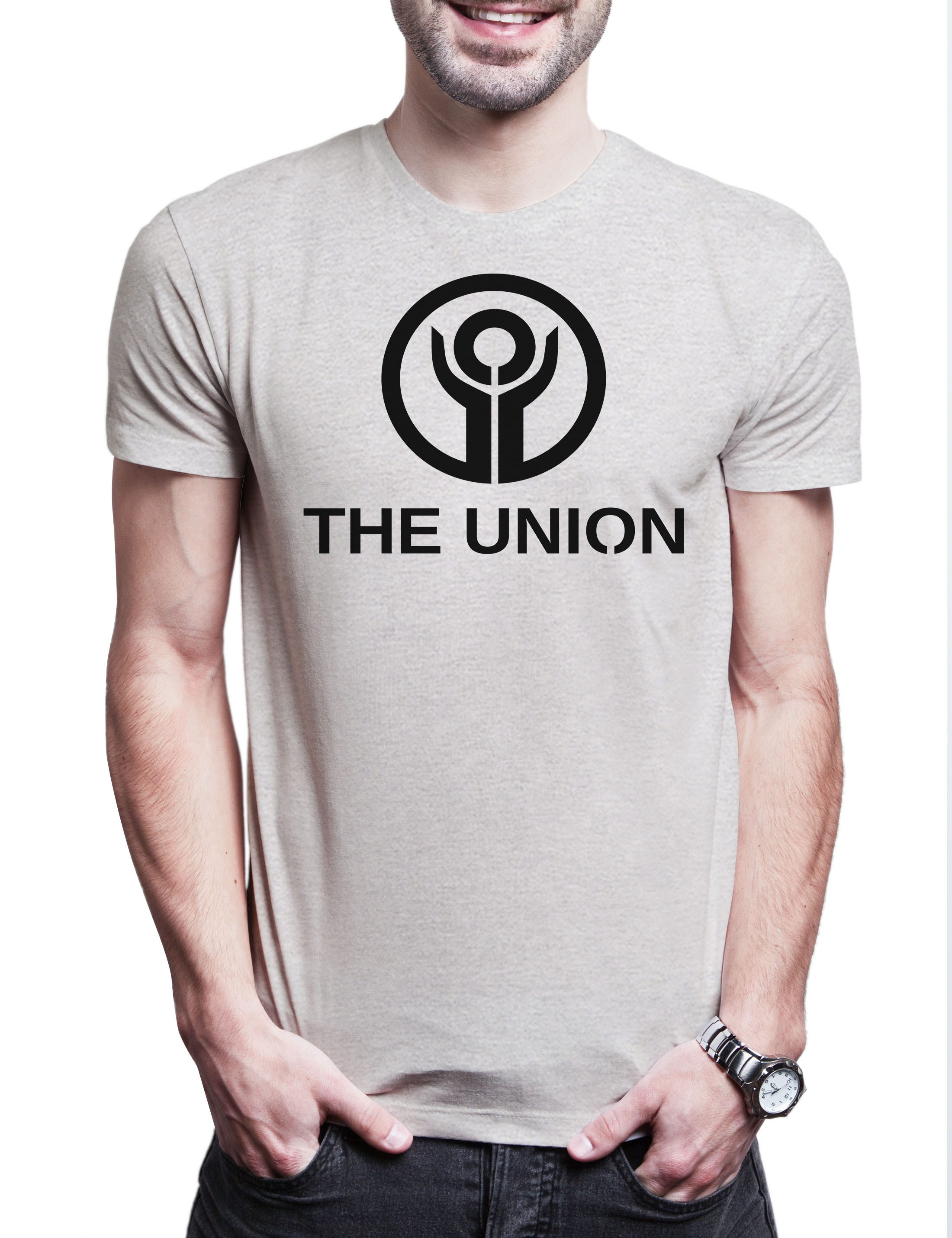 Print-Shirt The Union A Herren T-Shirt Cyberpunk Film Repo Sci-Fi Men Movie Logo