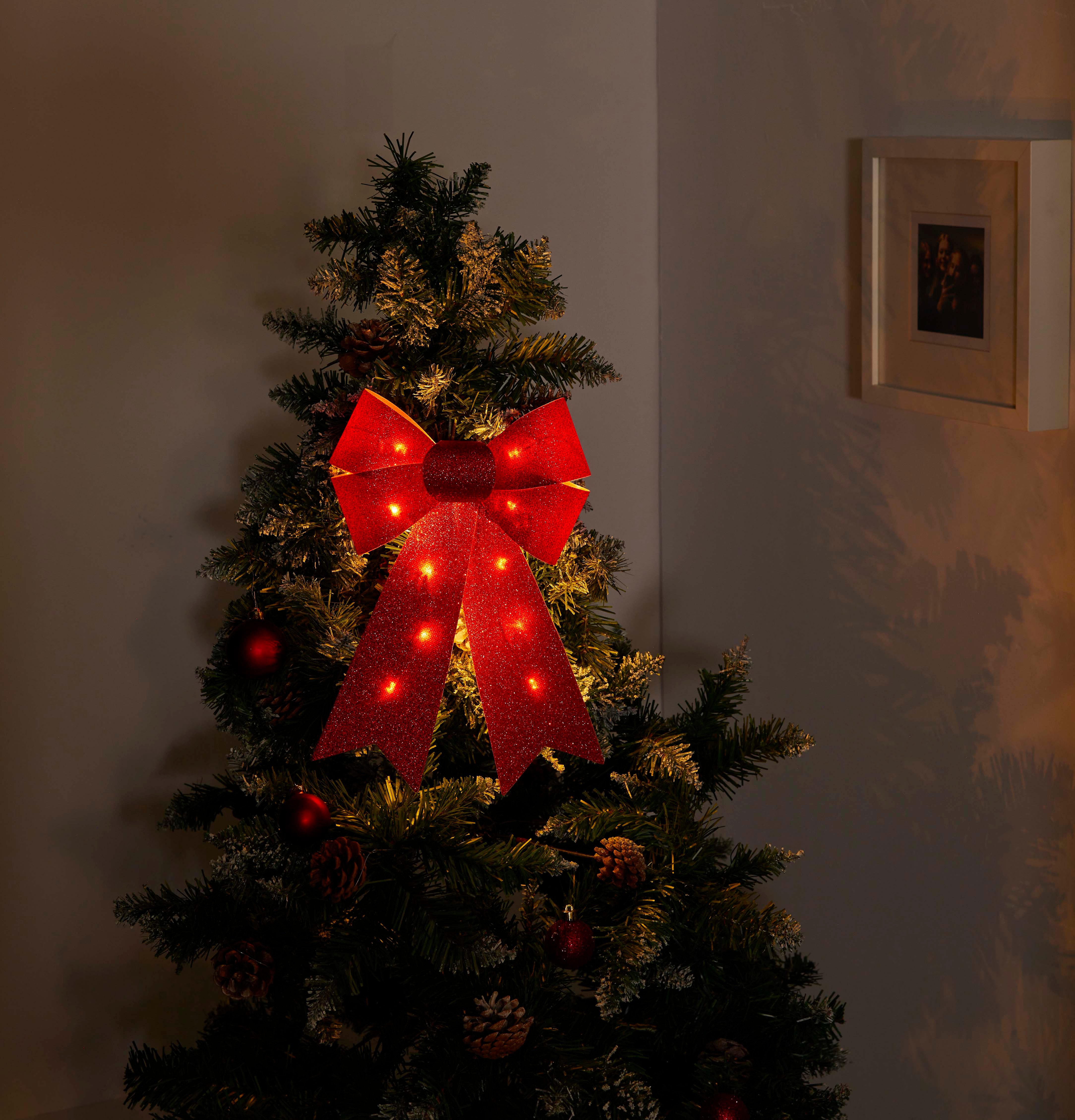 Northpoint Weihnachtsbaumkugel mit Befestigungsclip und Timerfunktion 3000K