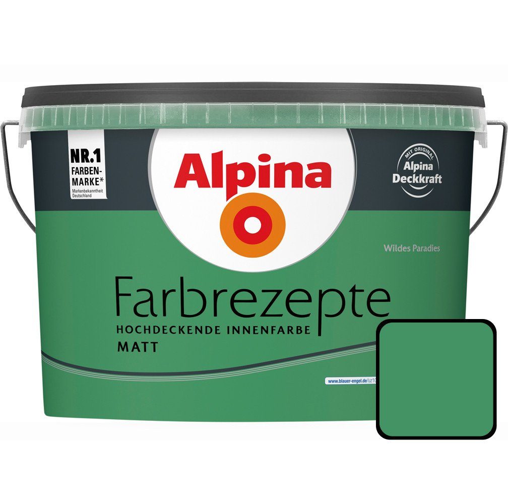 Alpina Wandfarbe Alpina Farbrezepte Wildes Paradies matt 2,5 L