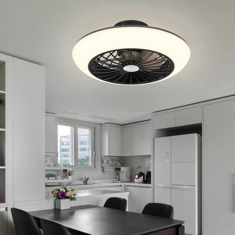 GLOBO LIGHTING Deckenventilator, Deckenventilator mit Beleuchtung leise
