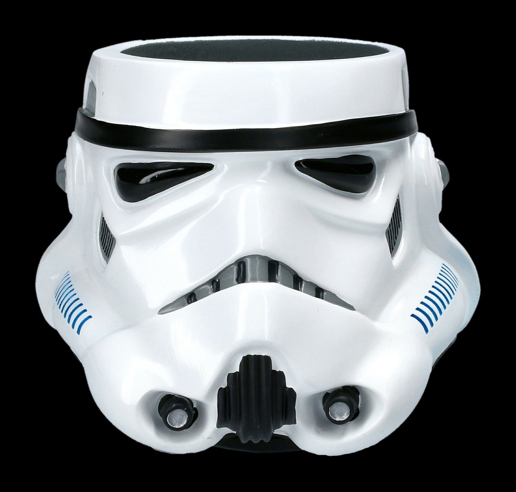 Figuren Shop GmbH Aufbewahrungsbecher Stiftebecher - Stormtrooper Helm - offizielles Merchandise, Kunststein (Polyresin)