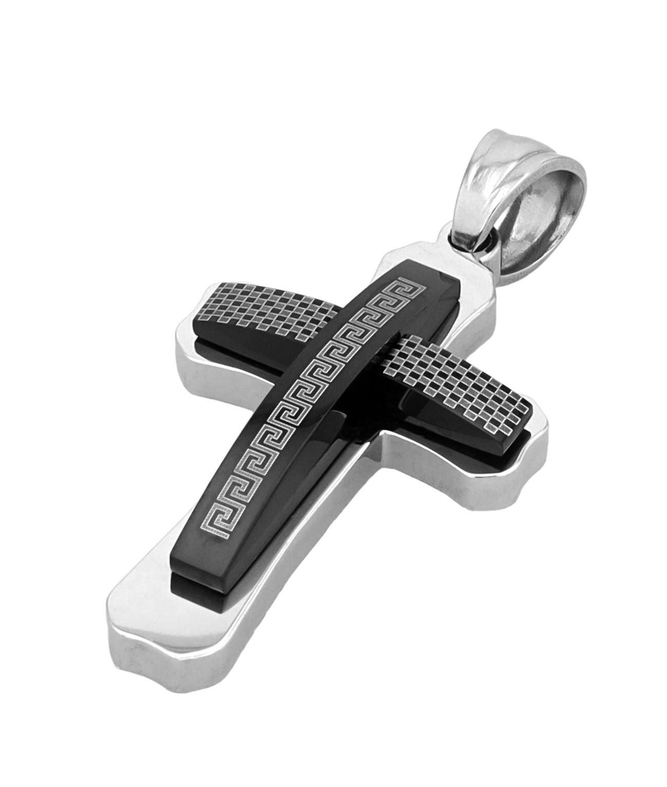 Kettenanhänger Anhänger – Kreuz Kreuzanhänger aus Edelstahl