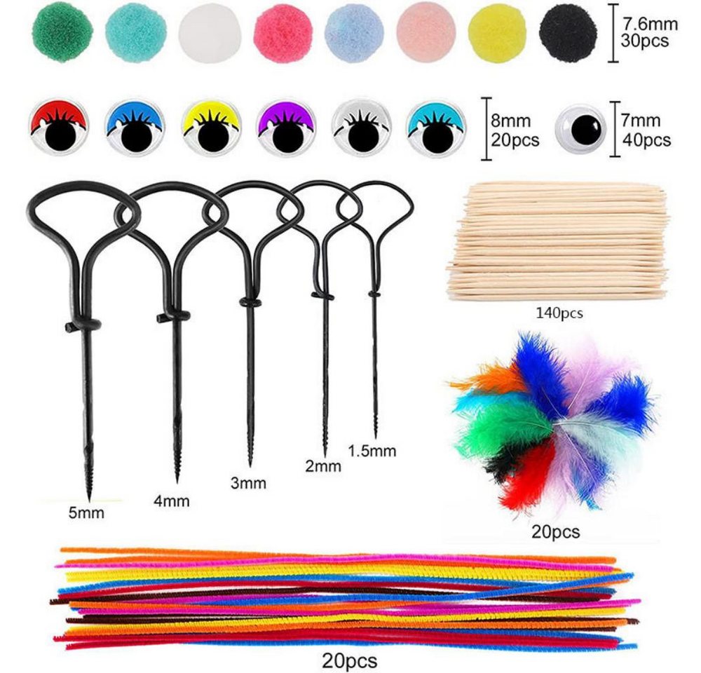 Thumbnail - FELIXLEO Bohrer- und Bit-Set Hand drill crafts set chestnut drill children's chestnut crafts, (1-tlg)