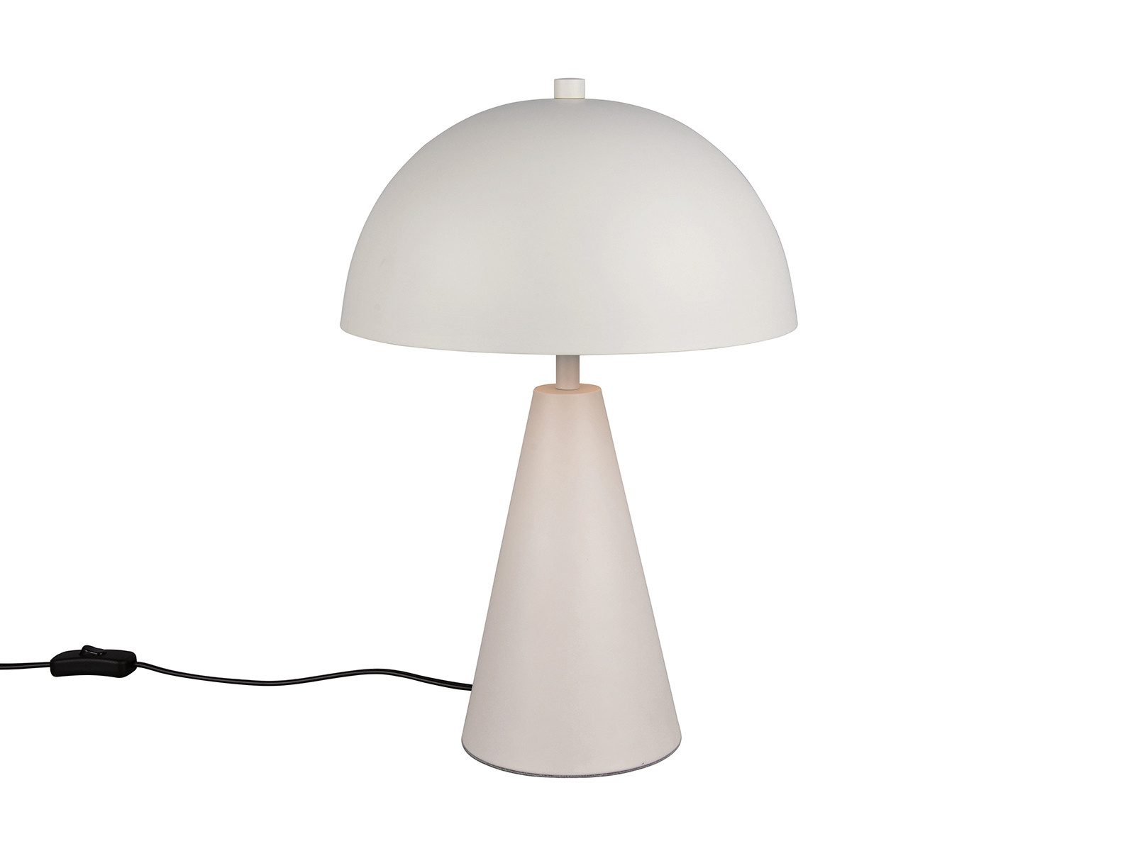 TRIO Leuchten LED Nachttischlampe, Dimmfunktion, LED wechselbar, Warmweiß, Große Pilz-lampe, indirekte Beleuchtung für die Fensterbank, Höhe 43cm