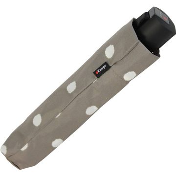 Knirps® Taschenregenschirm Fiber T1 Auf-Automatik - Sturmsicher - Dot Art, der stabile Klassiker