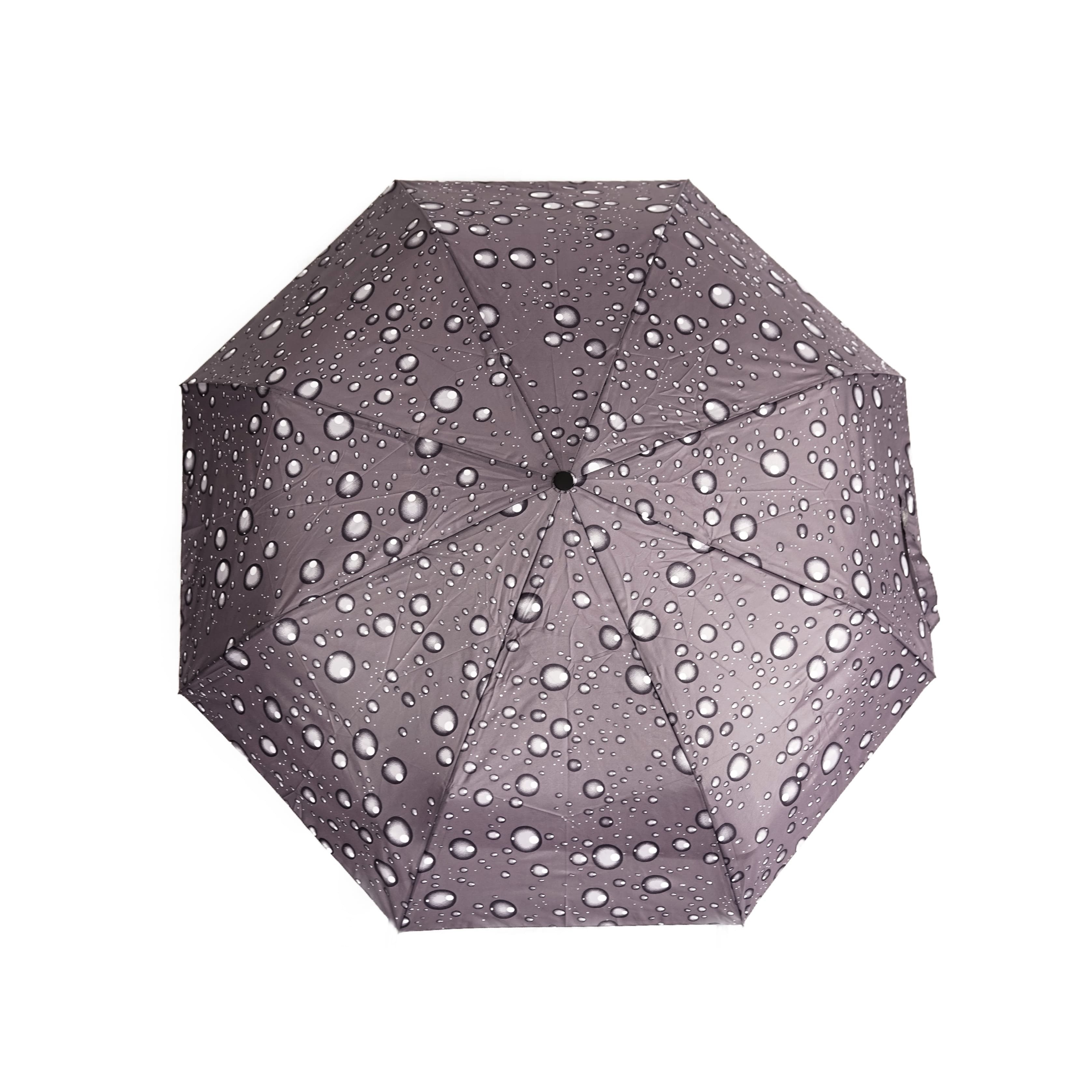 Susino Taschenregenschirm mit Schutzhülle und Regentropfendesign – kompakt günstig online kaufen