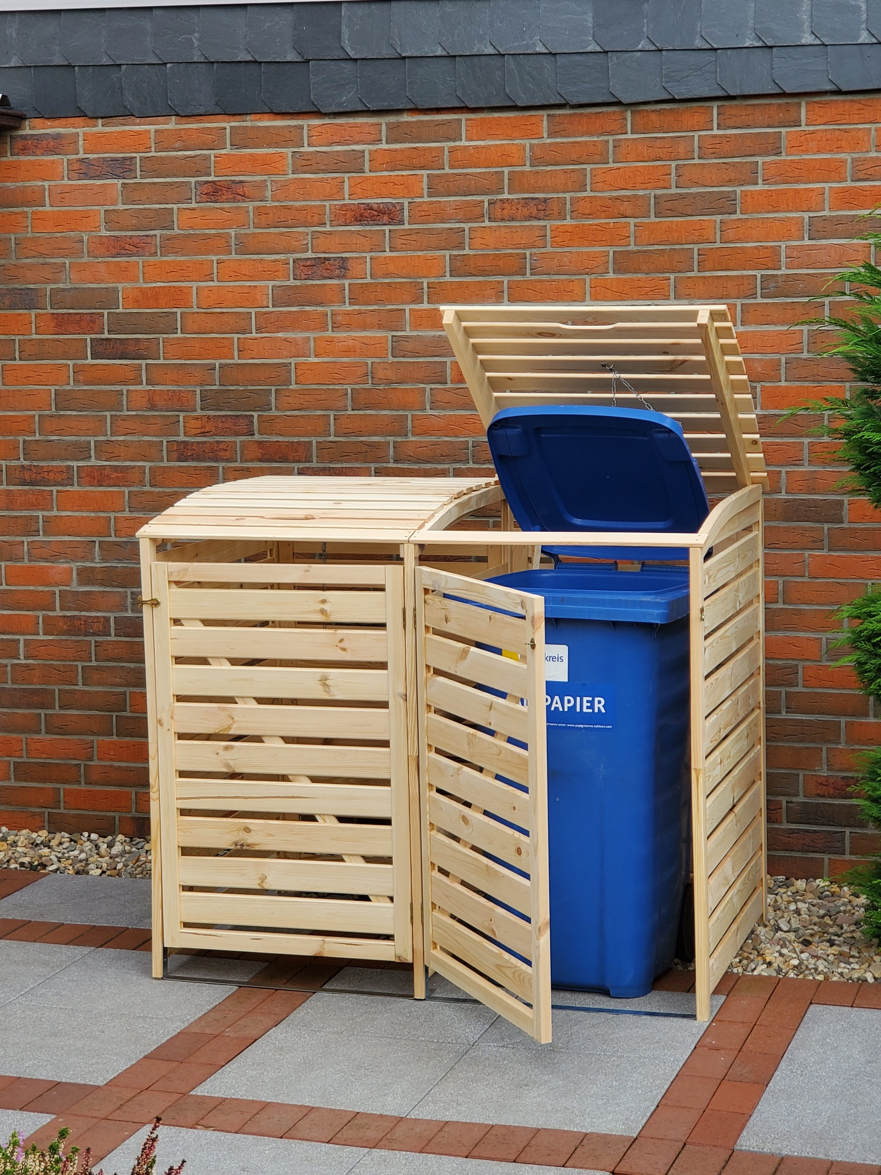 promadino Mülltonnenbox Vario III, für 2 günstig online kaufen