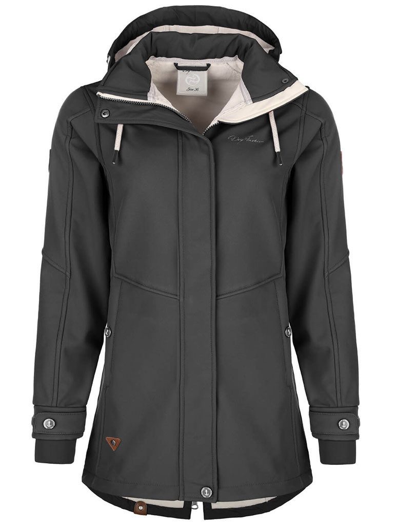 Dry Fashion Softshelljacke Damen Softshell-Mantel Wien günstig online kaufen