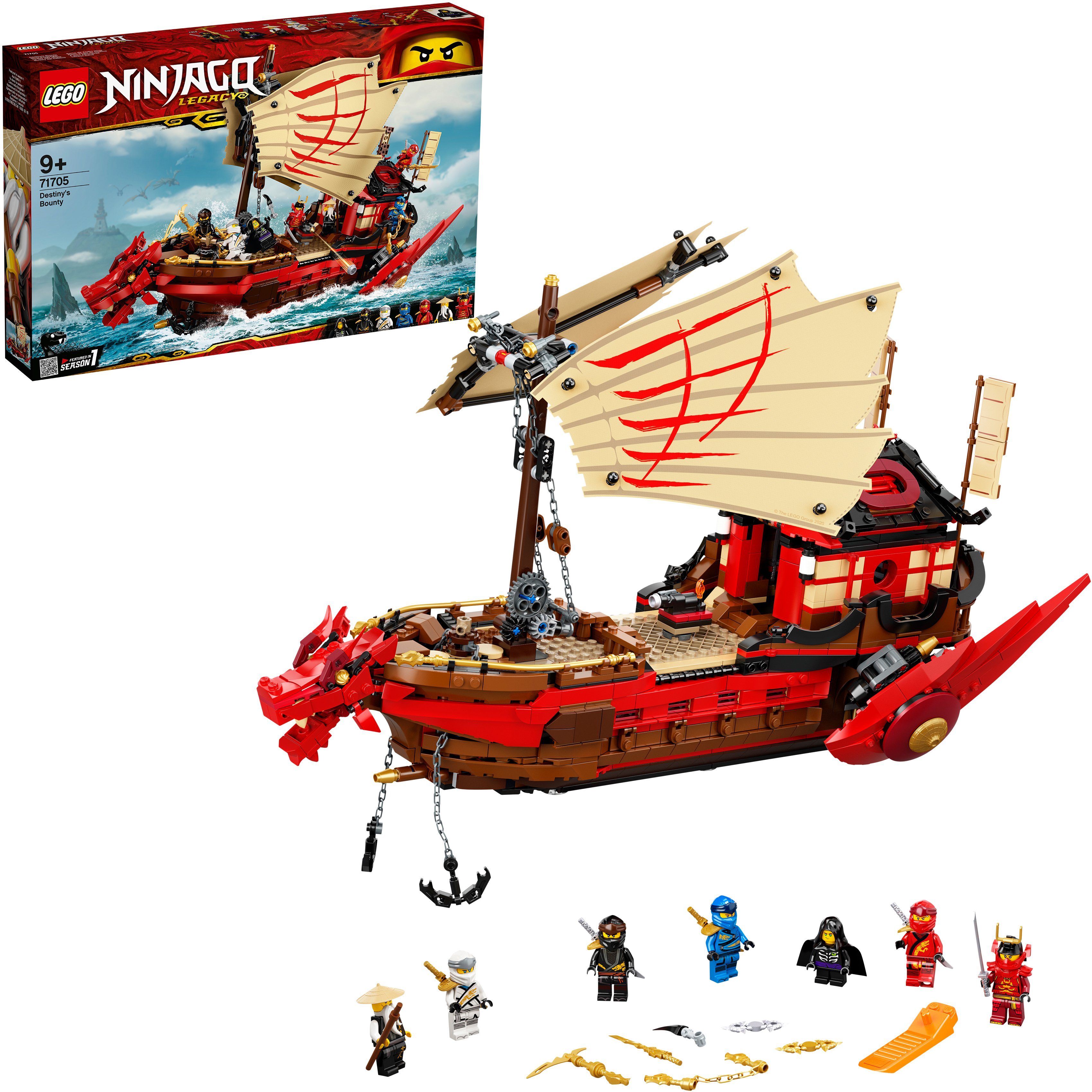 Image of LEGO 71705 Ninja-Flugsegler Bausatz, Mehrfarbig