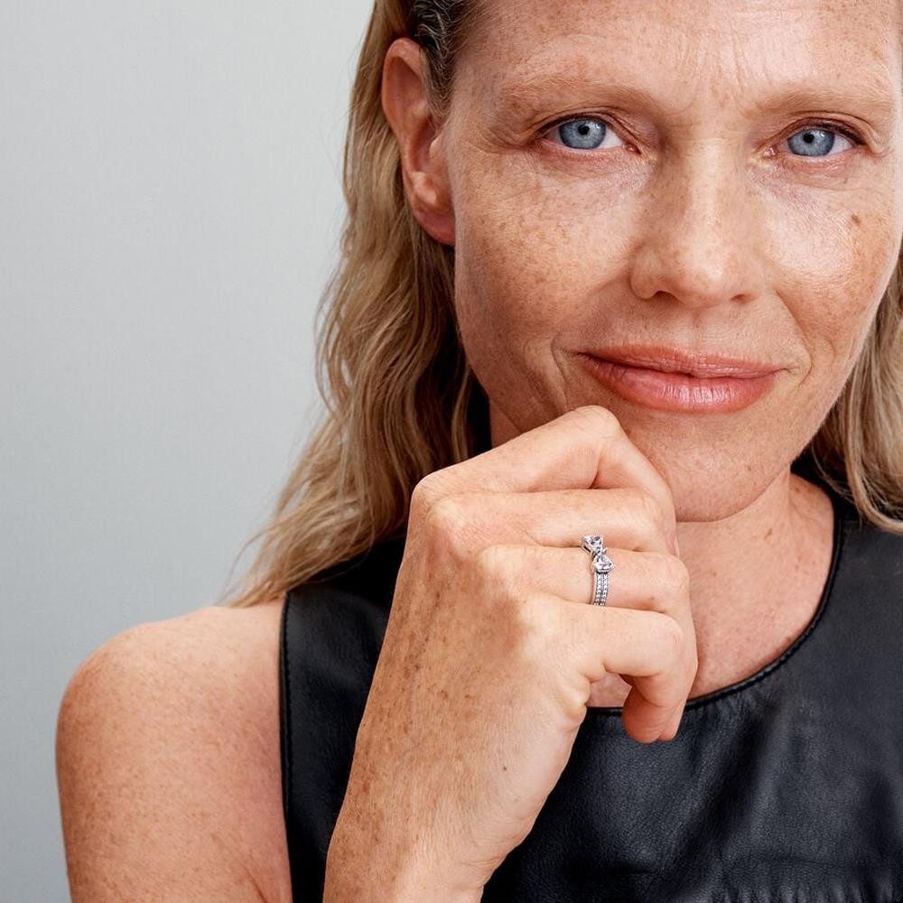 Pandora Fingerring Schleifenring für Damen aus 925er Silber von PANDORA Timeless