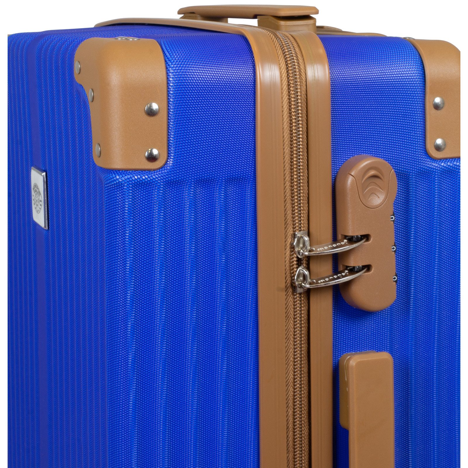 Trendyshop365 Trolleyset Kofferset 3 tlg Hartschale Barbados ABS 4 Rollen Zahlenschloss, (Hartschale), ABS, robust und kratzunempfindlich