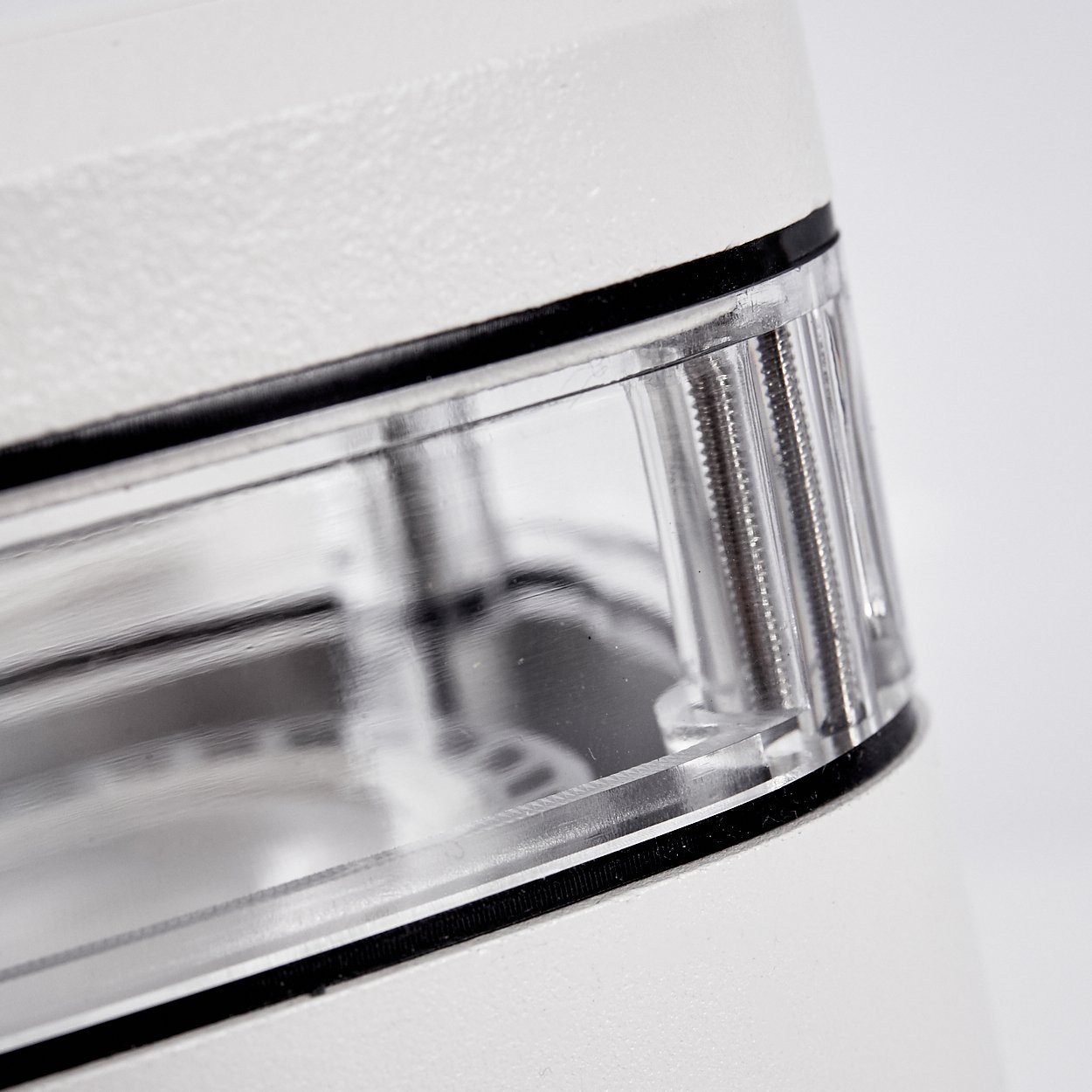 hofstein Außen-Wandleuchte »Acaia« Up moderne 2xGU10 ohne Wandlampe max. in Watt 18 aus weiß, Down-Effekt, Leuchtmittel, Metall & AußenAußenleuchte mit
