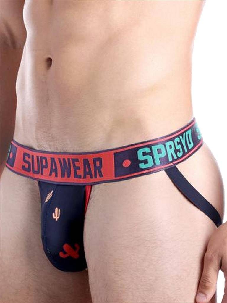 String Supawear Sprint Cacti Jockstrap Underwear Bristly Black