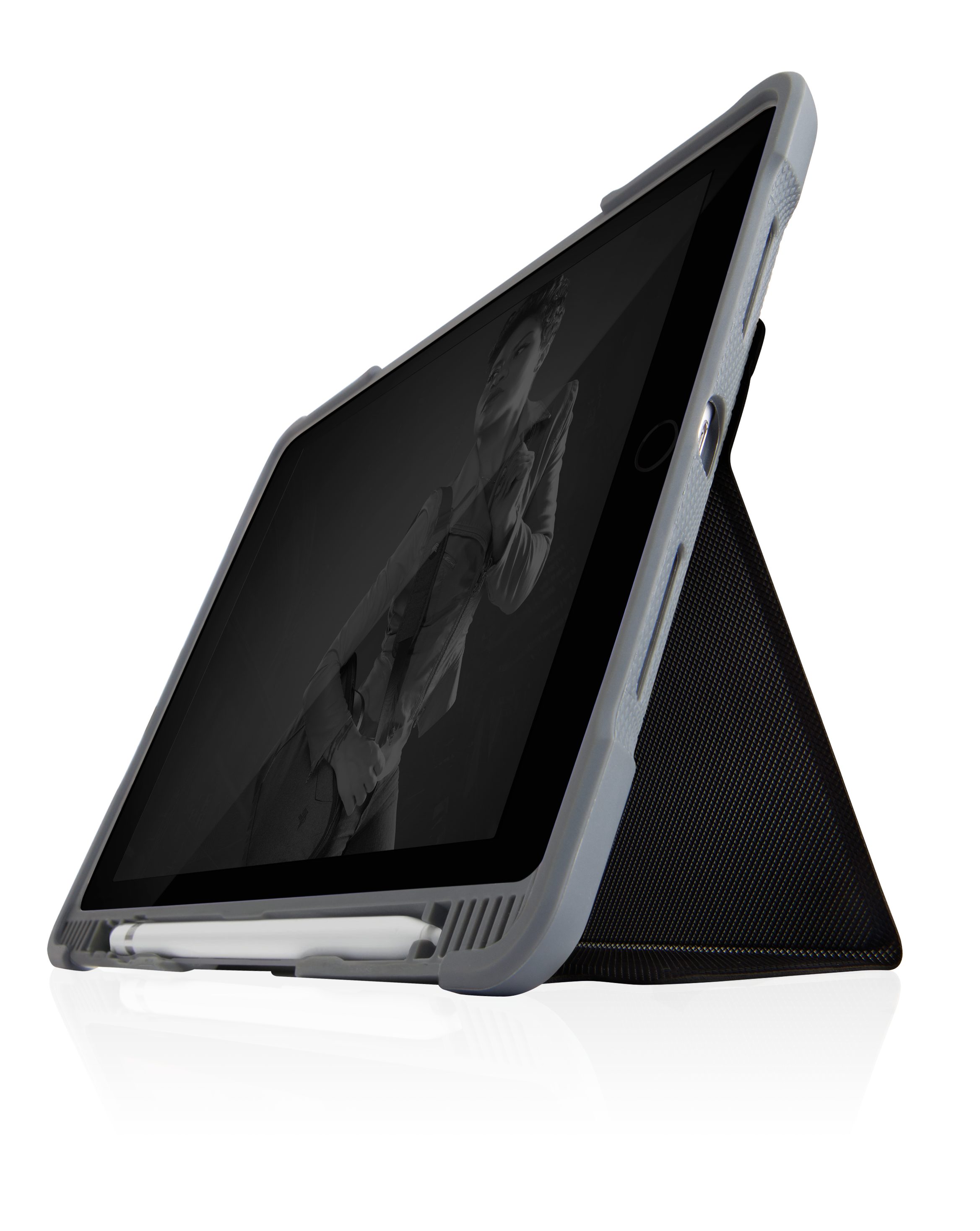 STM Tablet-Hülle Dux Plus DUO Case Apple iPad 10,2" Hülle 25,9 cm (10,2 Zoll), Apple Pencil / Logitech Crayon Fach, Wasserabweisendes Material