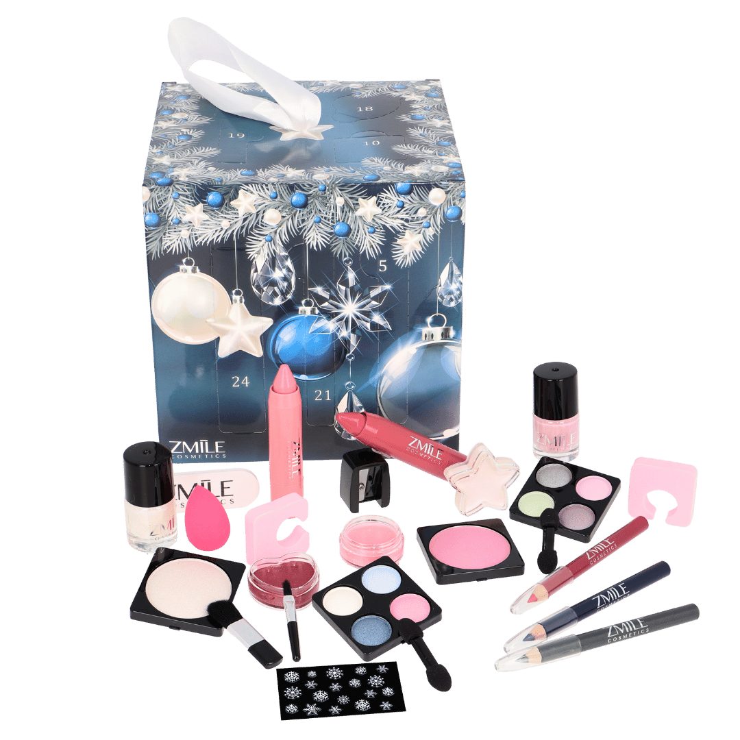 ZMILE COSMETICS Kosmetik-Adventskalender Beauty Adventskalender Cube Blue Magic (24-tlg)