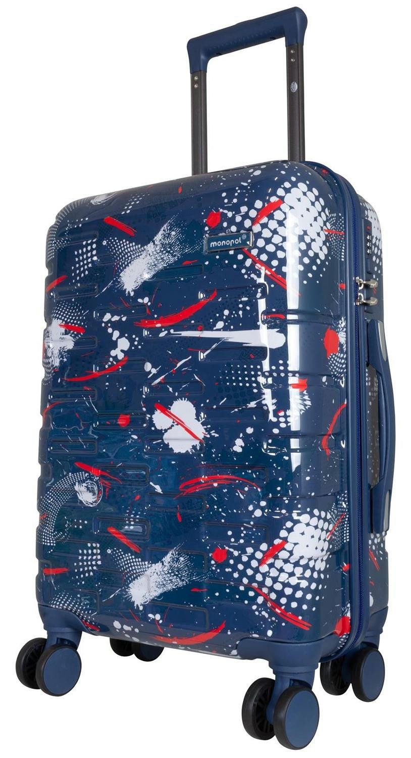 Warenhandel König Hartschalen-Trolley Cespara, 4 Rollen, Dehnfalte für Gr. günstig online kaufen