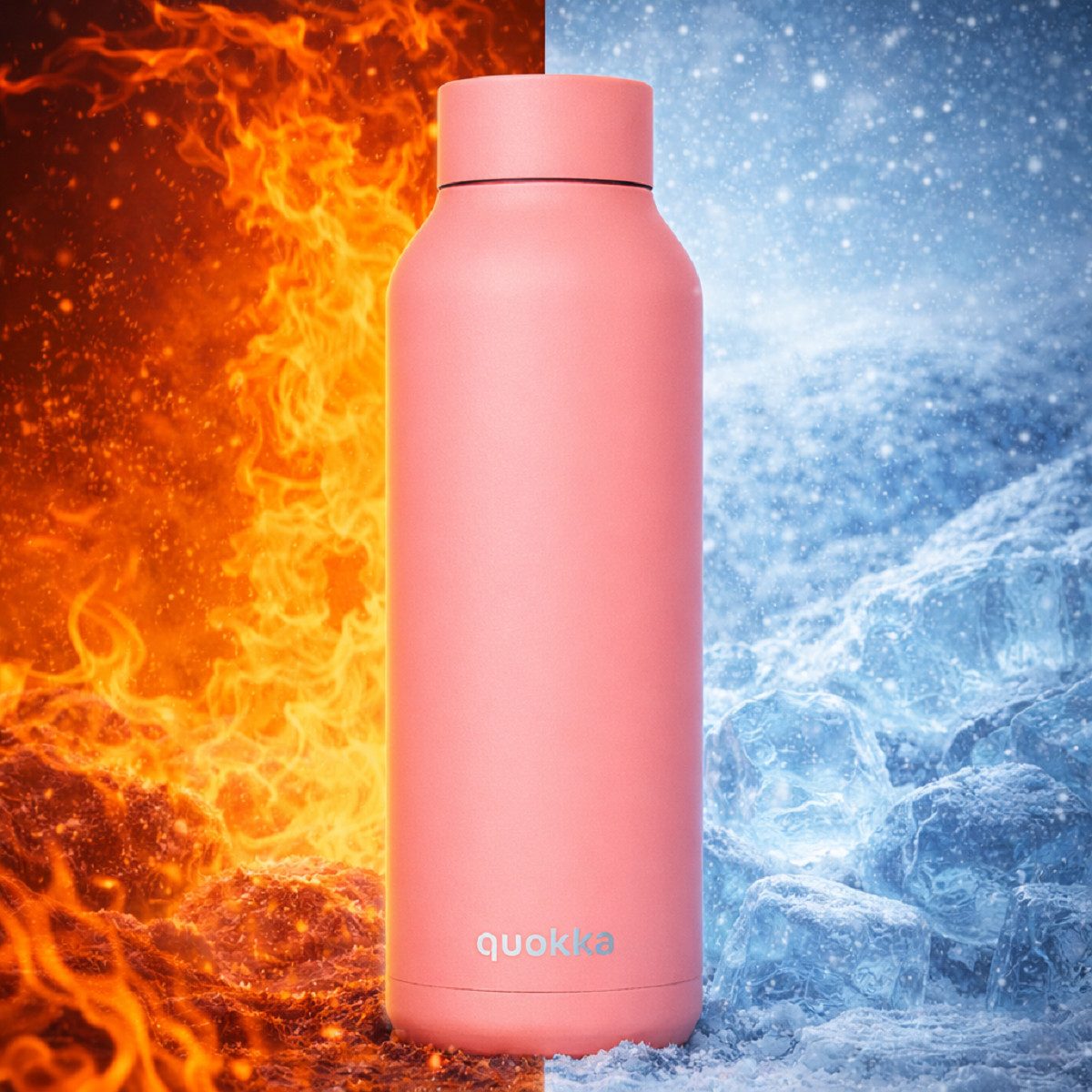 Quokka Trinkflasche Isolierte 850 ml aus Edelstahl Thermoflasche
