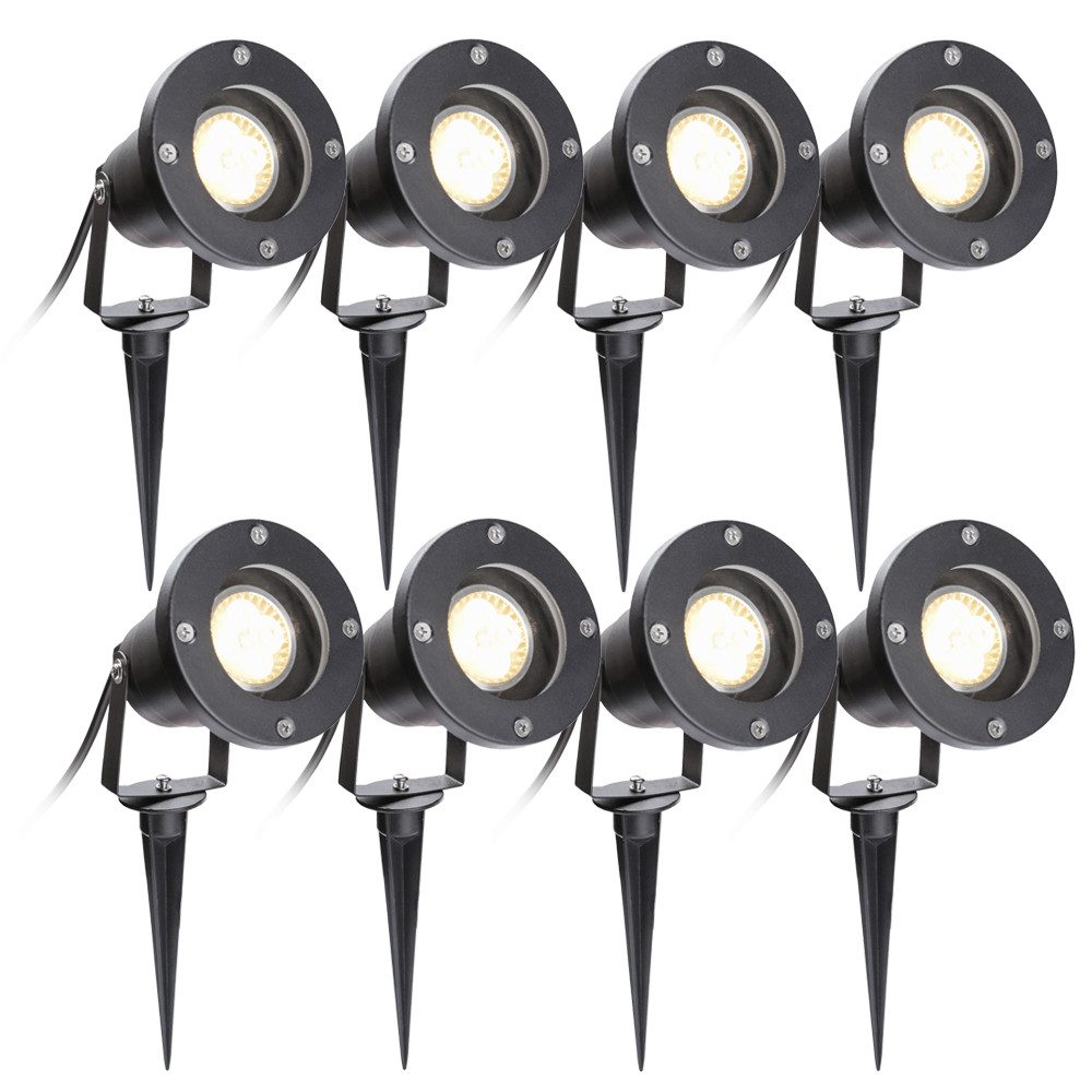Clanmacy LED Gartenstrahler 1-10X Gartenbeleuchtung IP65 günstig online kaufen
