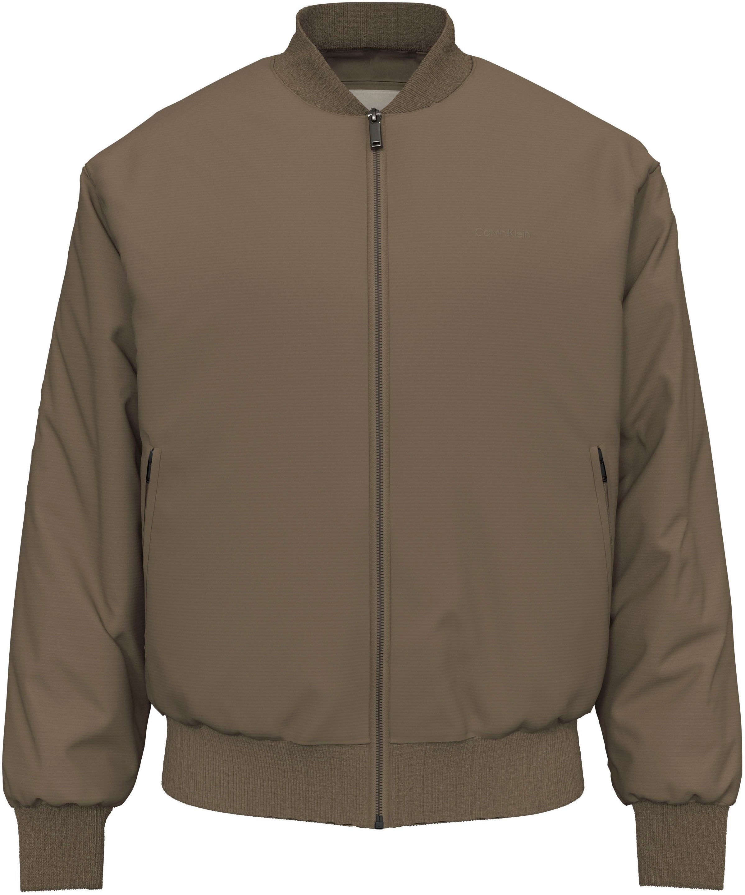 Calvin Klein Bomberjacke Regular fit, mit Rundhalsausschnitt günstig online kaufen