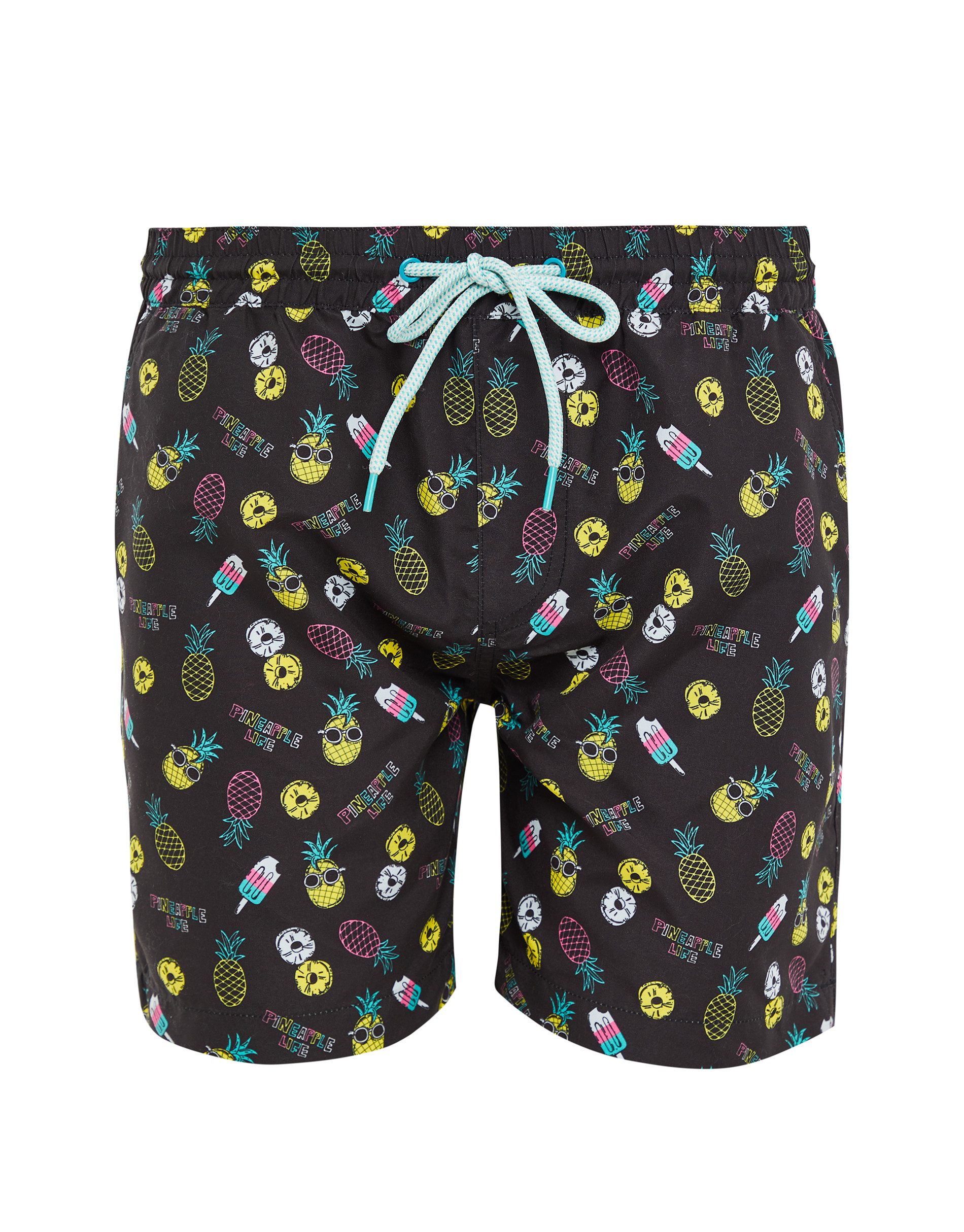 Threadbare Badehose Ananas mit tollem Print günstig online kaufen