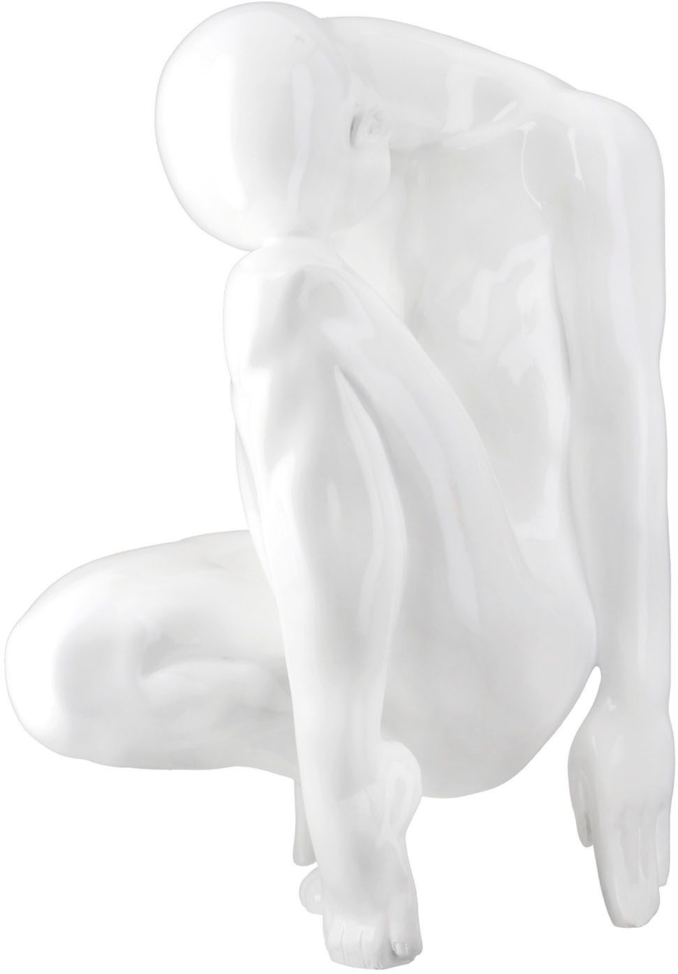 Casablanca by Gilde Dekofigur Figur Frau Signora weiß H. 41 cm (1 St)