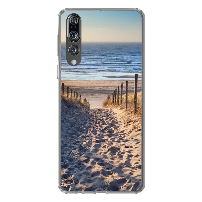 MuchoWow Handyhülle Strand - Meer - Niederlande - Dünen - Sonne Handyhülle Huawei P20 Pro Handy Case Silikon Bumper Case