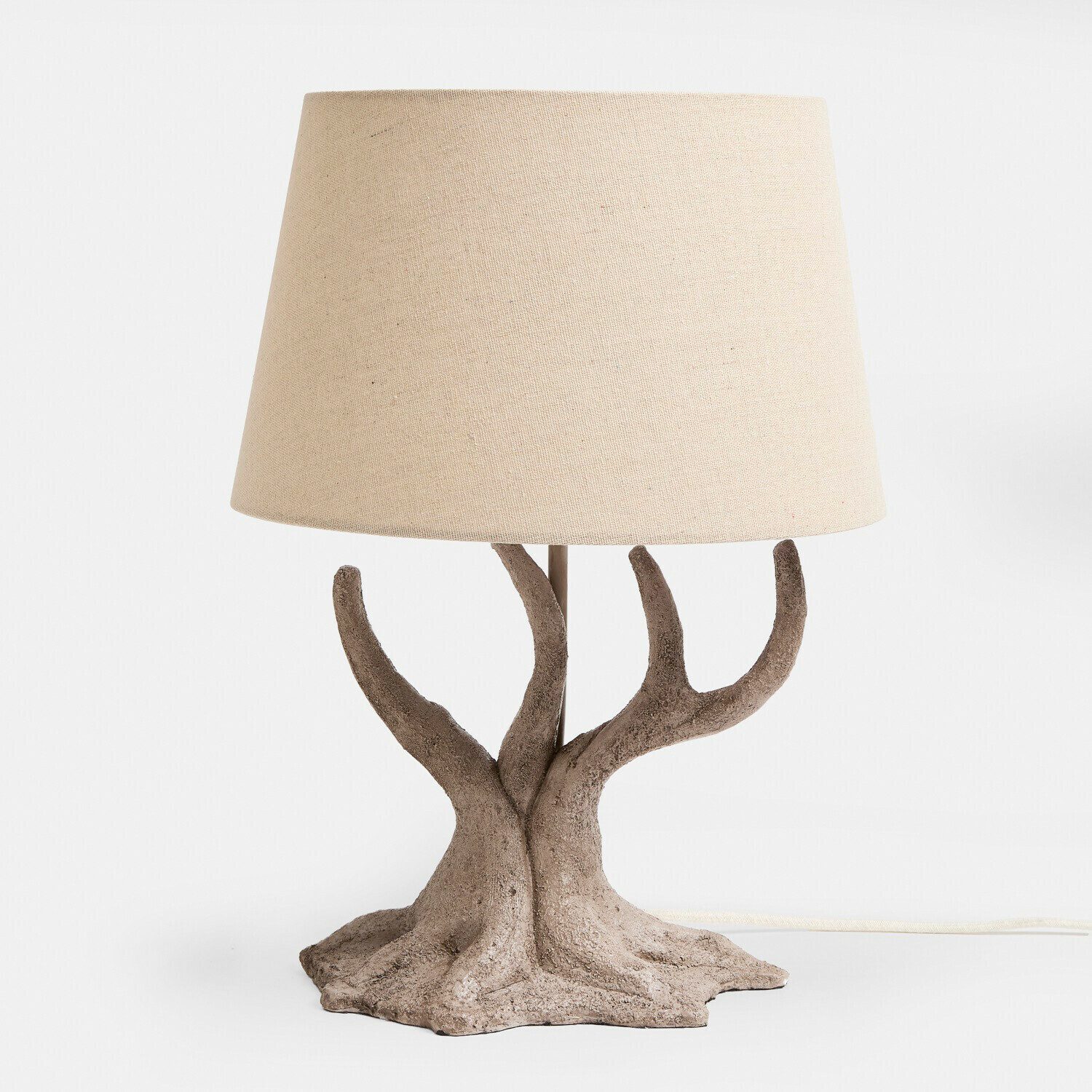 Mirabeau Tischleuchte Tischlampe Kestrell creme