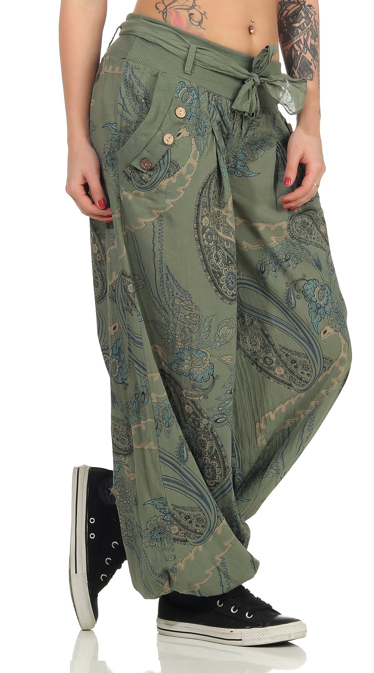 malito more than fashion Haremshose malito Damen Pumphose mit Print, bequem günstig online kaufen