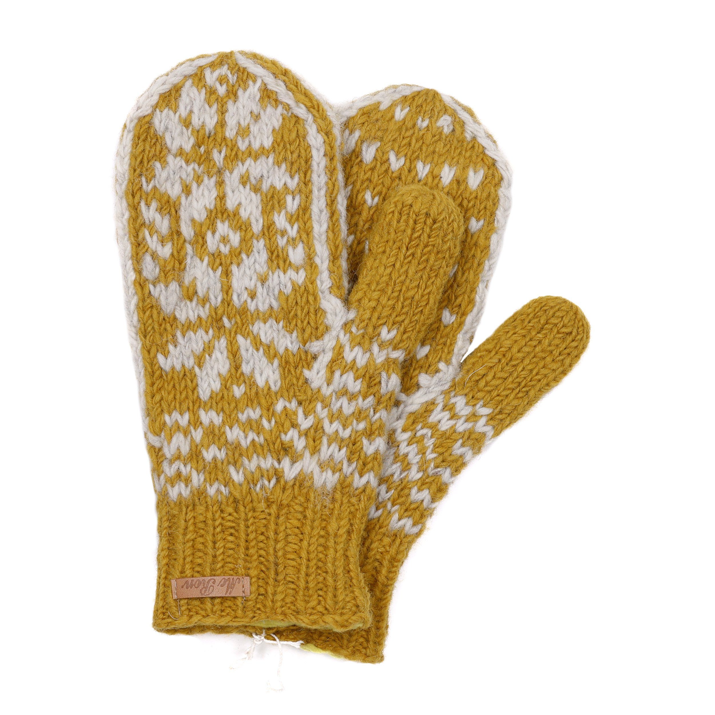McRon Fäustlinge Strickhandschuhe Modell Snowmor