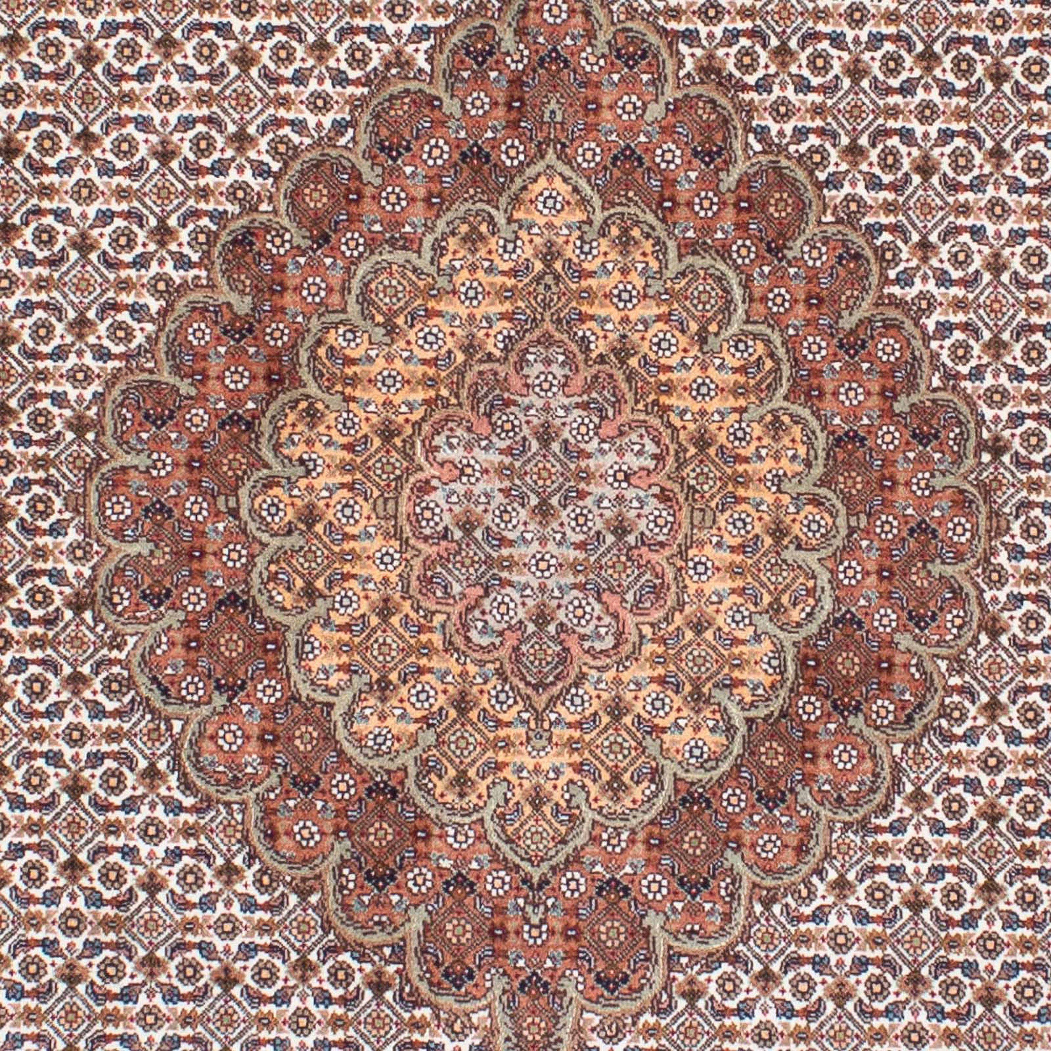 Orientteppich Perser - x 198 morgenland, Einzelstück Handgeknüpft, rechteckig, mit hellbraun, cm Zertifikat - 10 mm, - Höhe: 152 Wohnzimmer, Täbriz