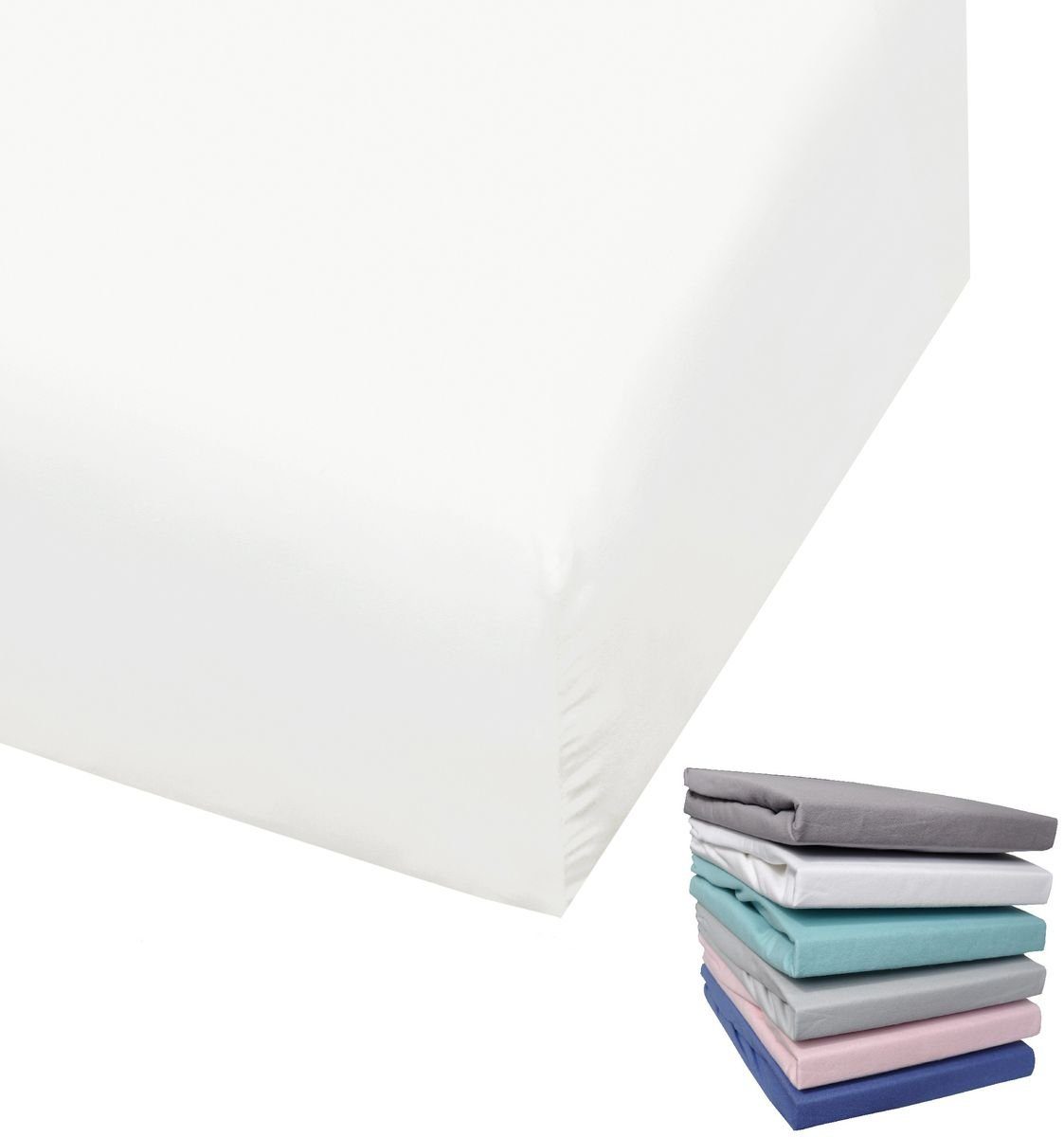 JACK Spannbettlaken JACK by Bierbaum Biber Spannbettlaken Baumwolle 150x200 günstig online kaufen