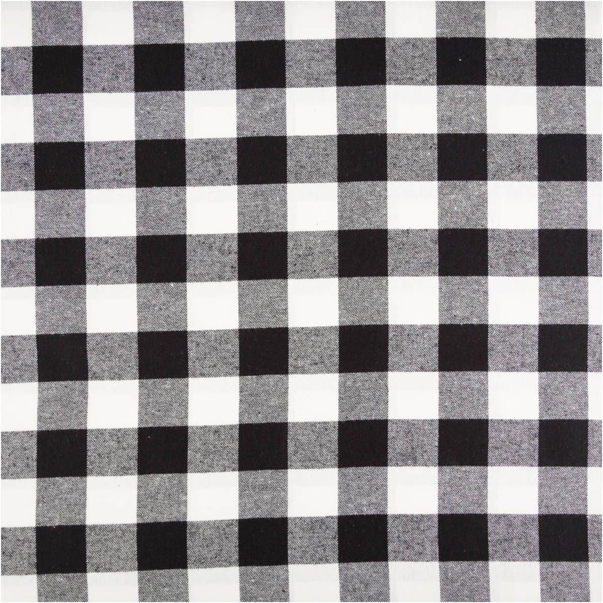 SCHÖNER LEBEN. Stoff Twill Stoff Meterware Baumwollstoff Karo weiß schwarz 145cm, allergikergeeignet