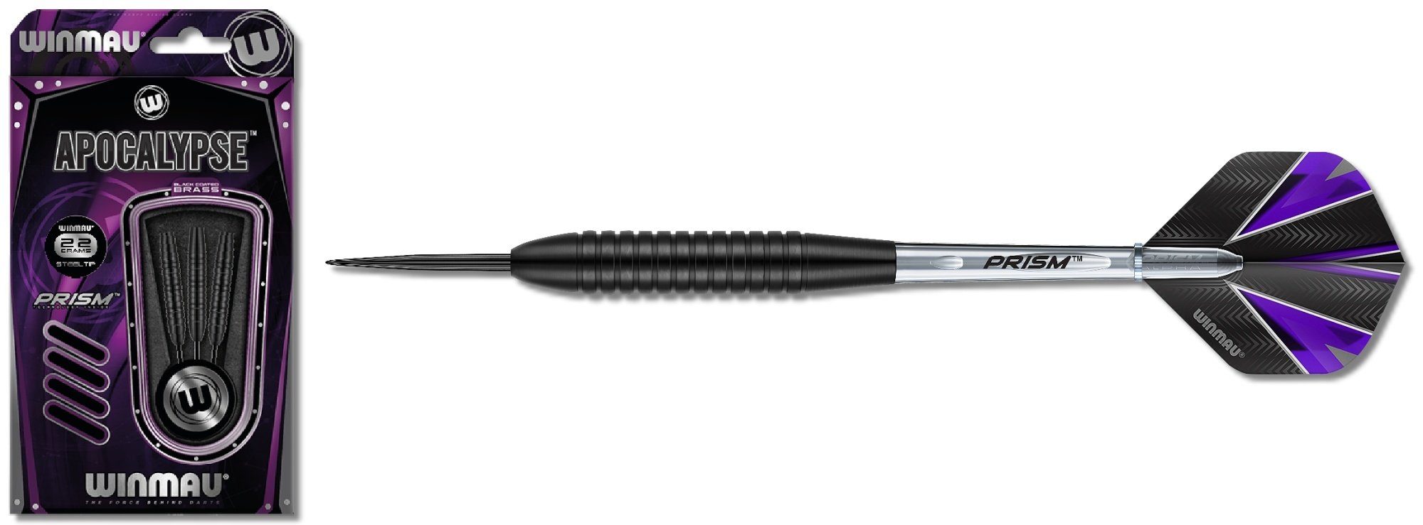 Dartpfeil Winmau Apocalypse Brass Steeldart 1207 22 g oder 24 g