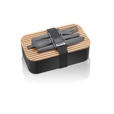 GEFU Lunchbox Enviro inkl. 3-tlg. Besteckset 1 L, Bambus, (4-tlg)