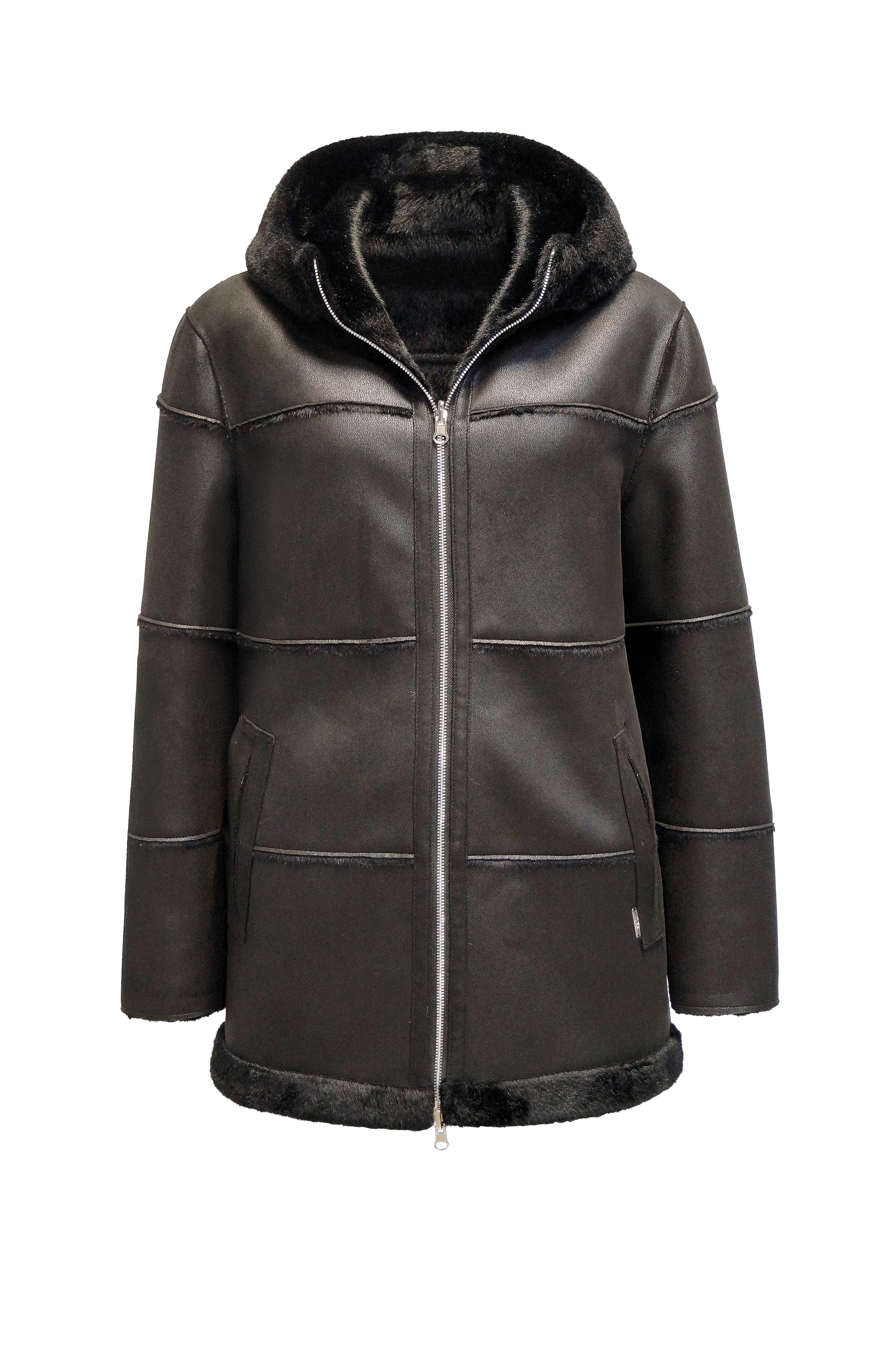 FUNK since 1776 Lederimitatjacke Lange Wendejacke günstig online kaufen