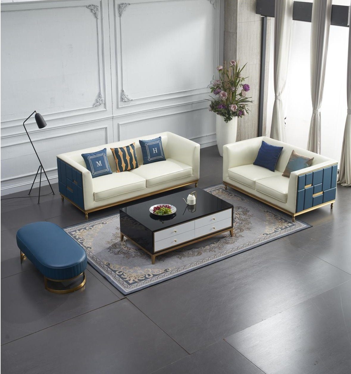 JVmoebel Sitzgruppe, in Klassische 3+2 Europe Garnitur Sofa Sofagarnitur Sitzer Made