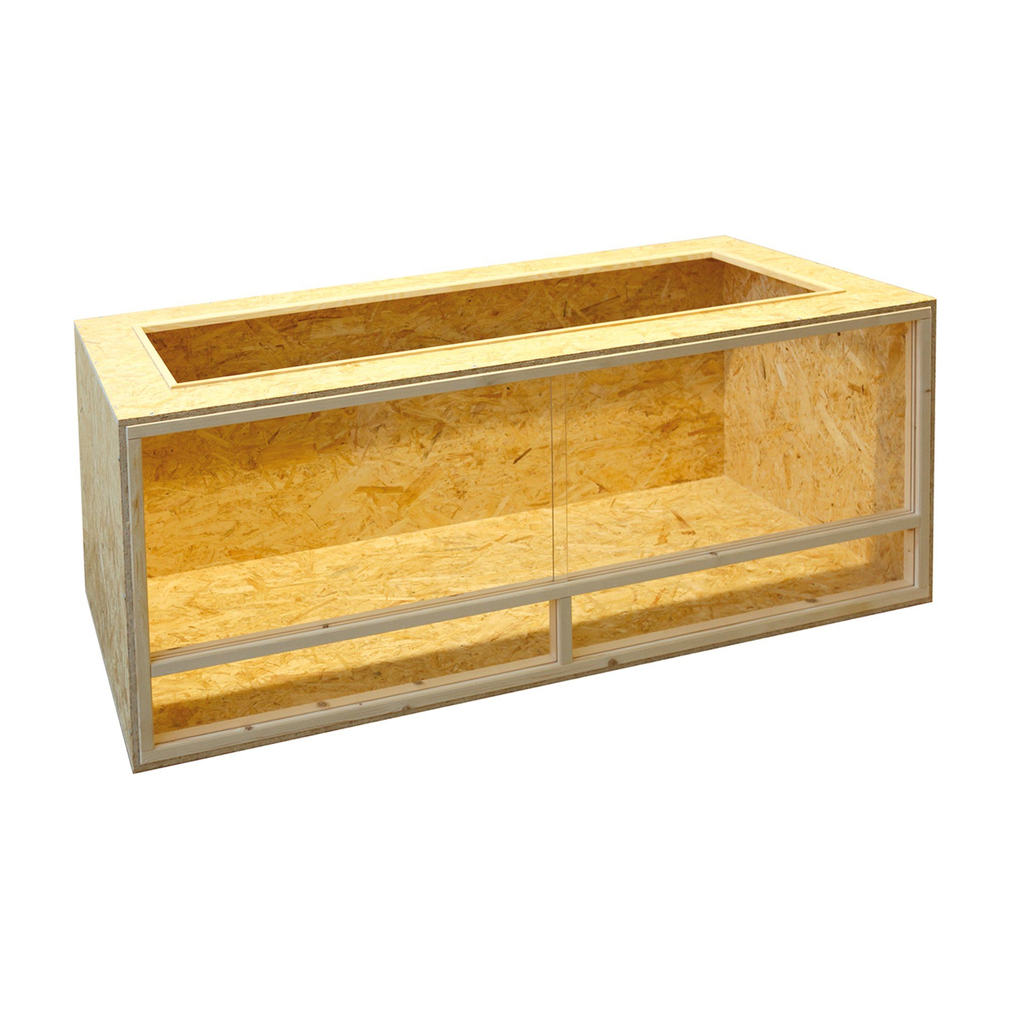 Terrarium Elmato 12025 Holzterrarium Terrarium komplett montiert, 150x60x60cm