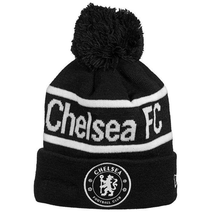 New Era Beanie FC Chelsea Wordmark Cuff Knit Bobble Beanie