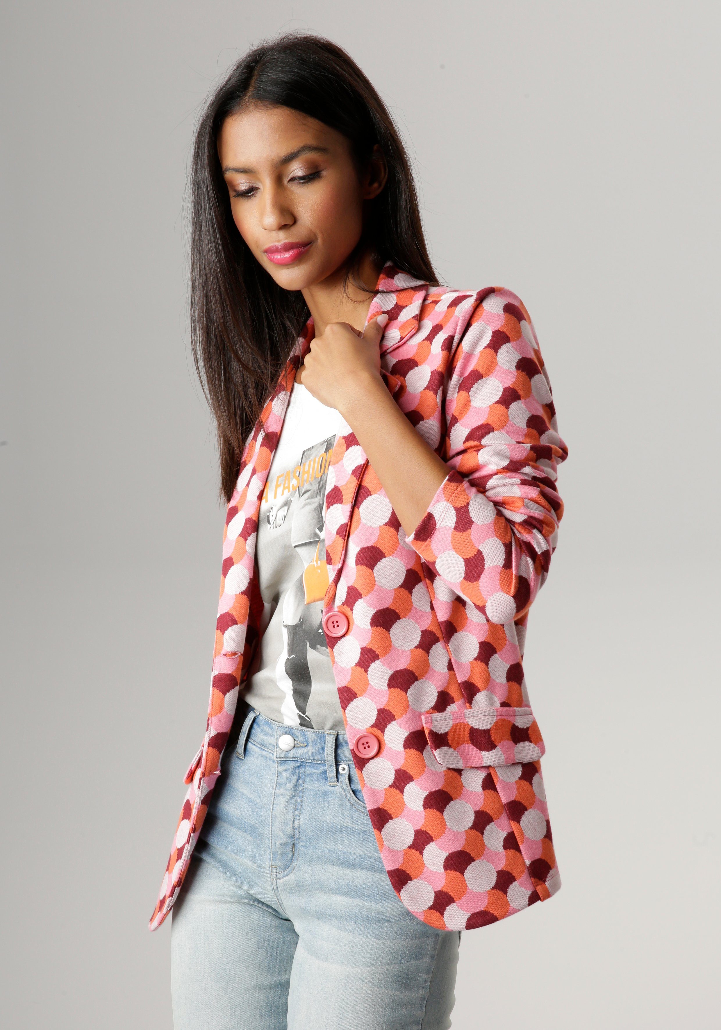 Aniston SELECTED Kurzblazer in Jacquard-Qualität – Bild 3 von 5