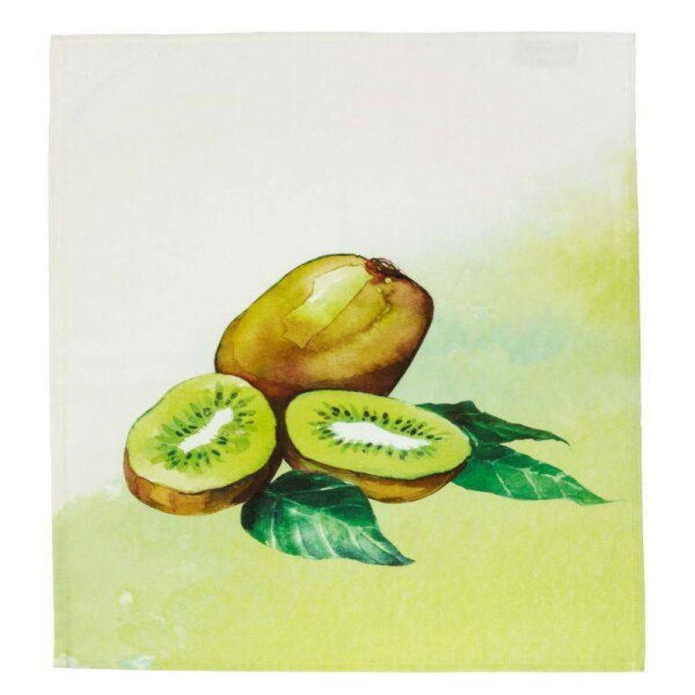 PICHLER Geschirrtuch Kiwi, (1x Geschirrtuch 50 x 70 cm), aus 100% Baumwolle