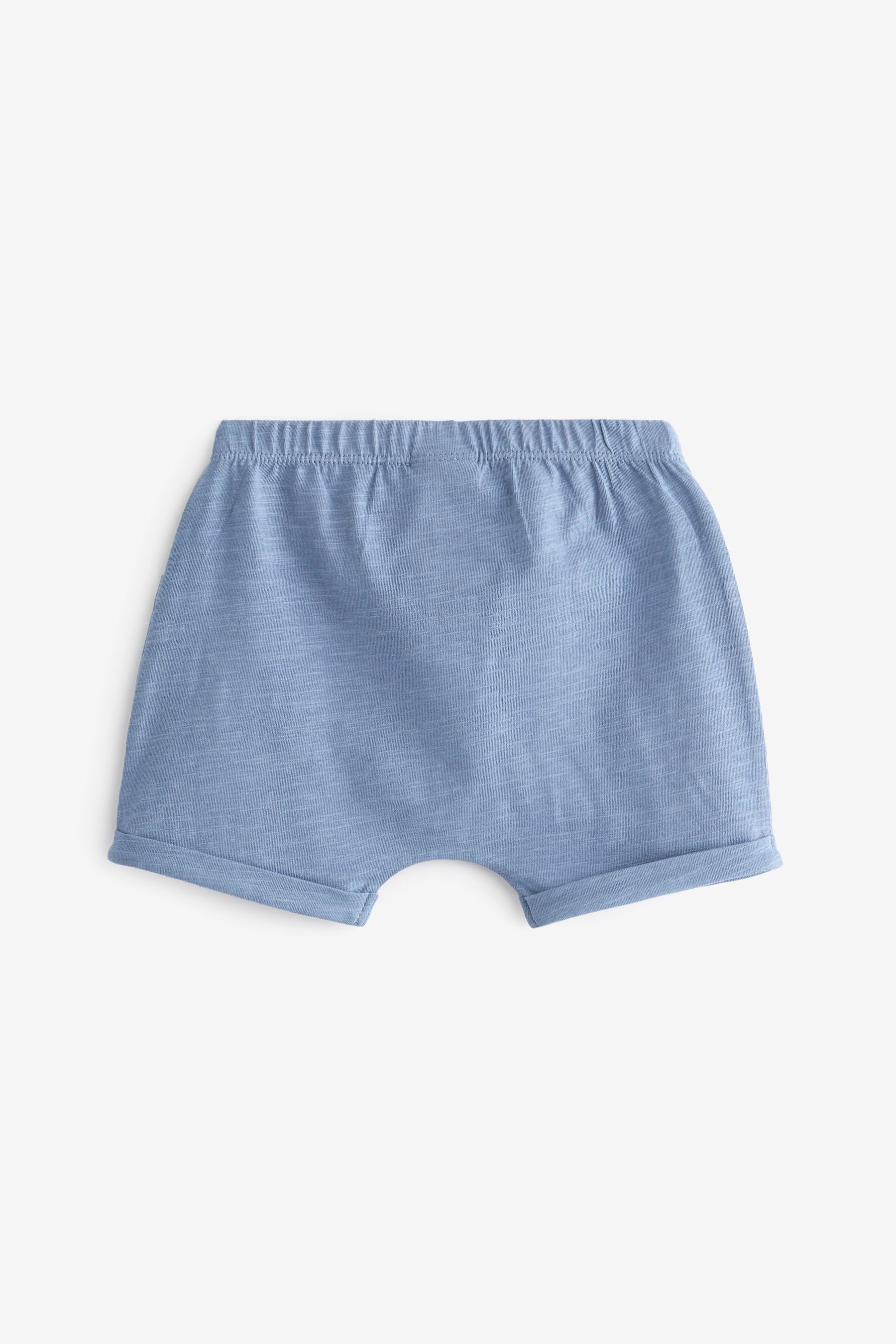 Next Sweatshorts Baby-Jerseyshorts, 3er-Pack (3-tlg) Blue/Stone