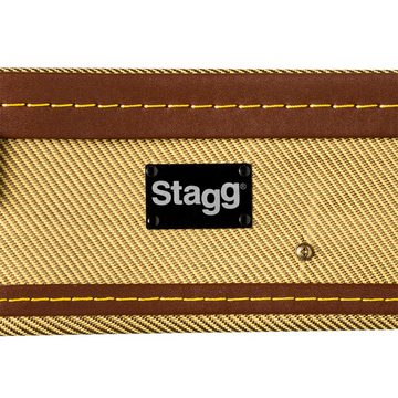 Stagg Gitarrentasche GCX-UKT GD Ukulelenkoffer für Tenor-Ukulele